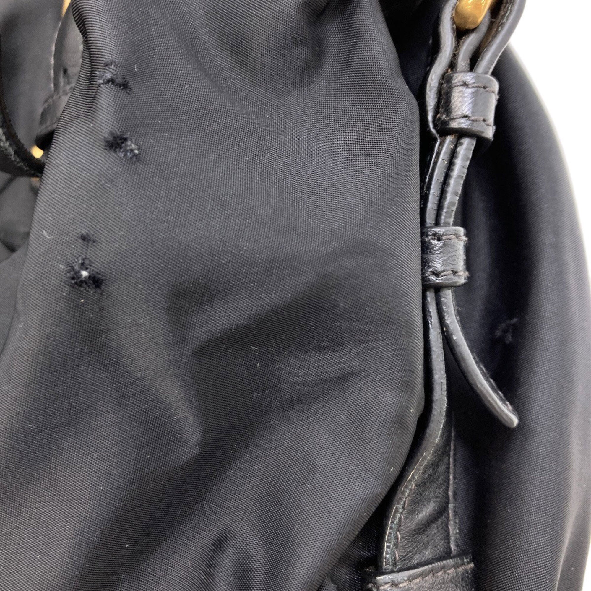 Prada Black Nylon Tote Bag (Pre-Owned)