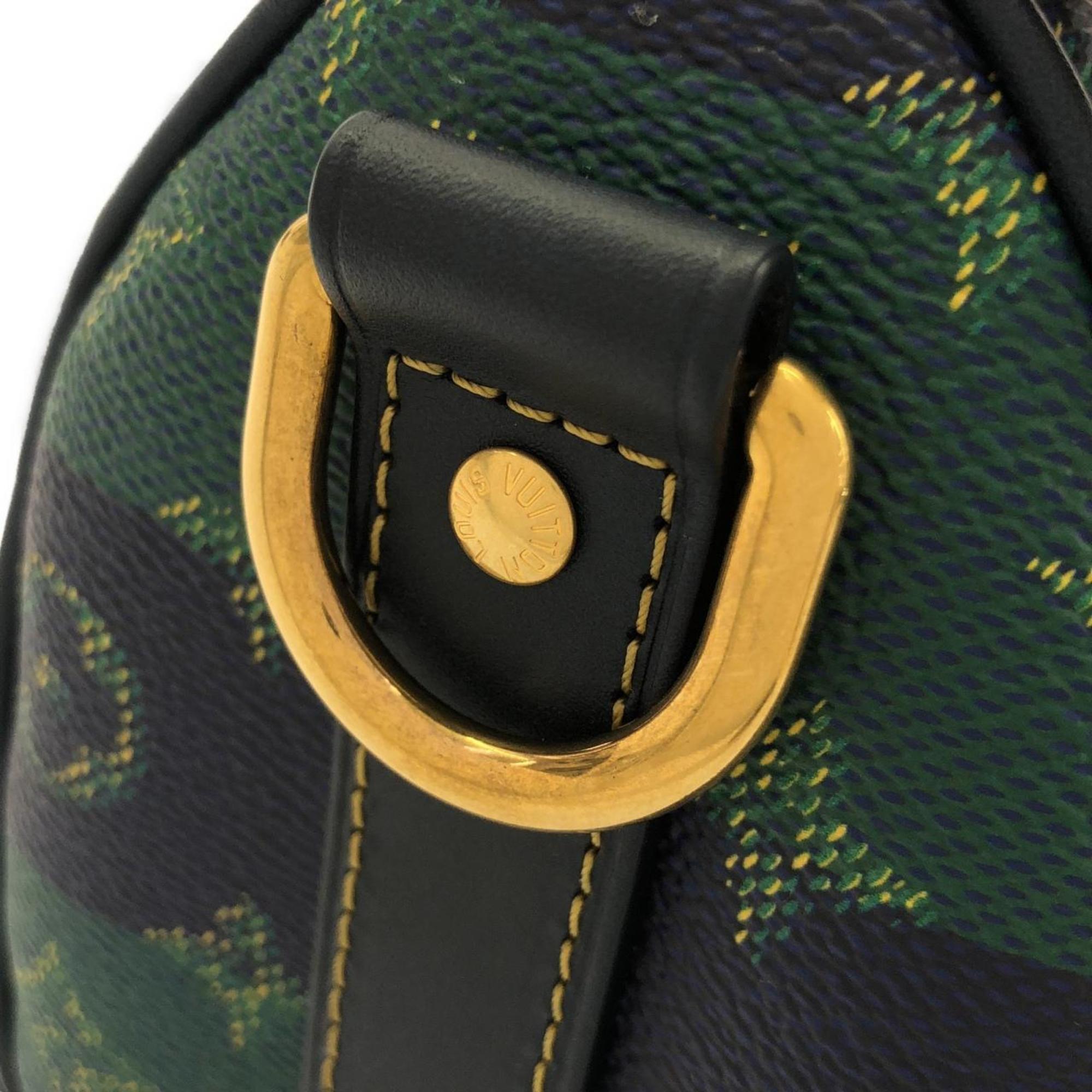 Louis Vuitton Gold Coated Canvas Boston Bag (Pre-Owned)