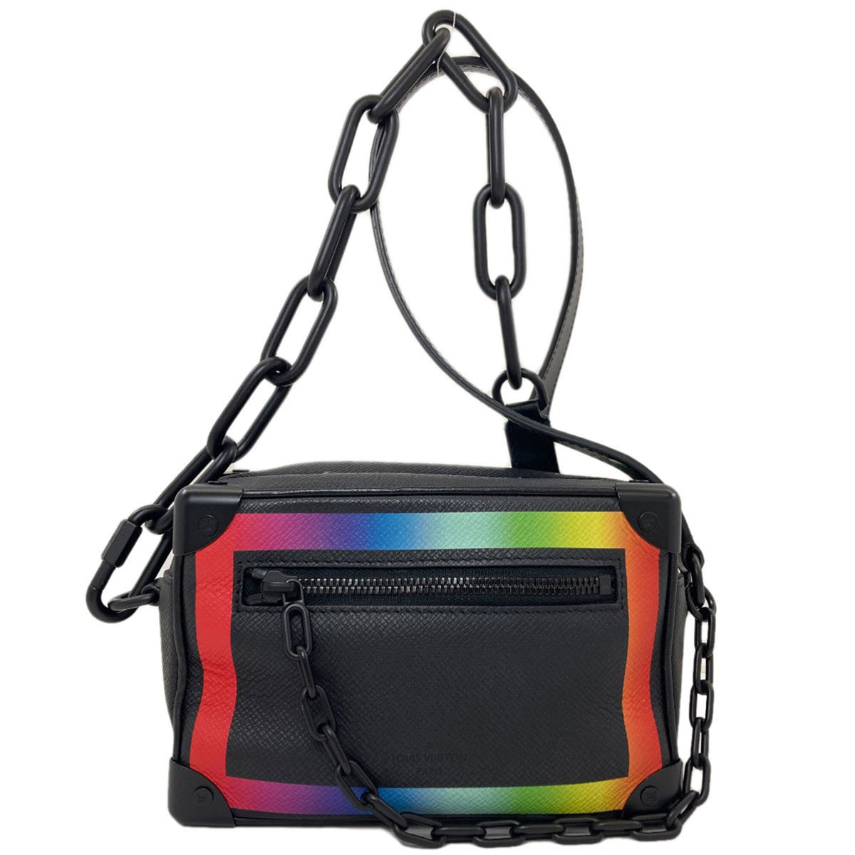 Louis Vuitton Black Taiga Leather Shoulder Bag (Pre-Owned)