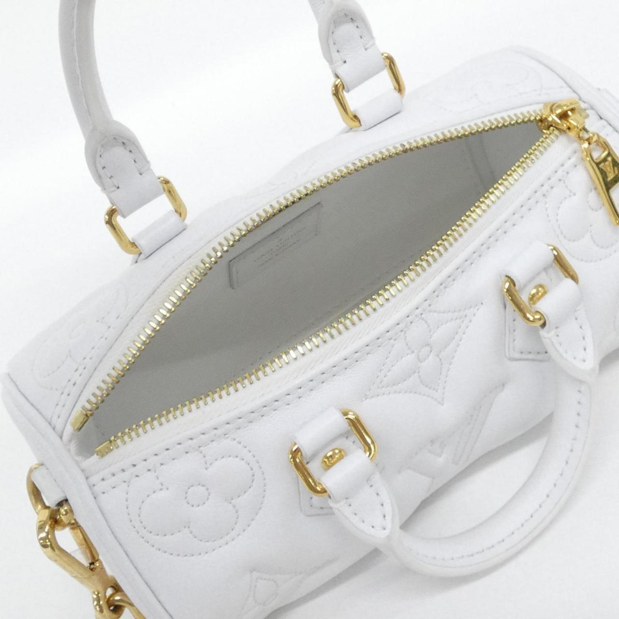 Louis Vuitton Gold Leather Shoulder Bag (Pre-Owned)