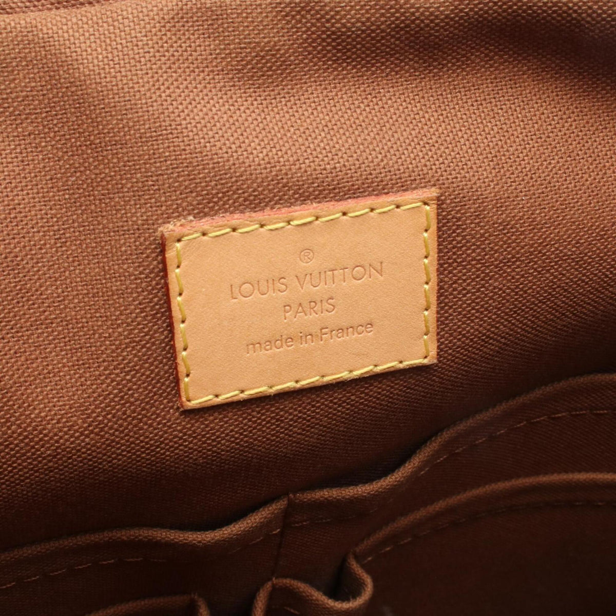 Louis Vuitton Brown Coated Canvas Pvc Monogram Leather Handbag Shoulder Bag (Pre-Owned)