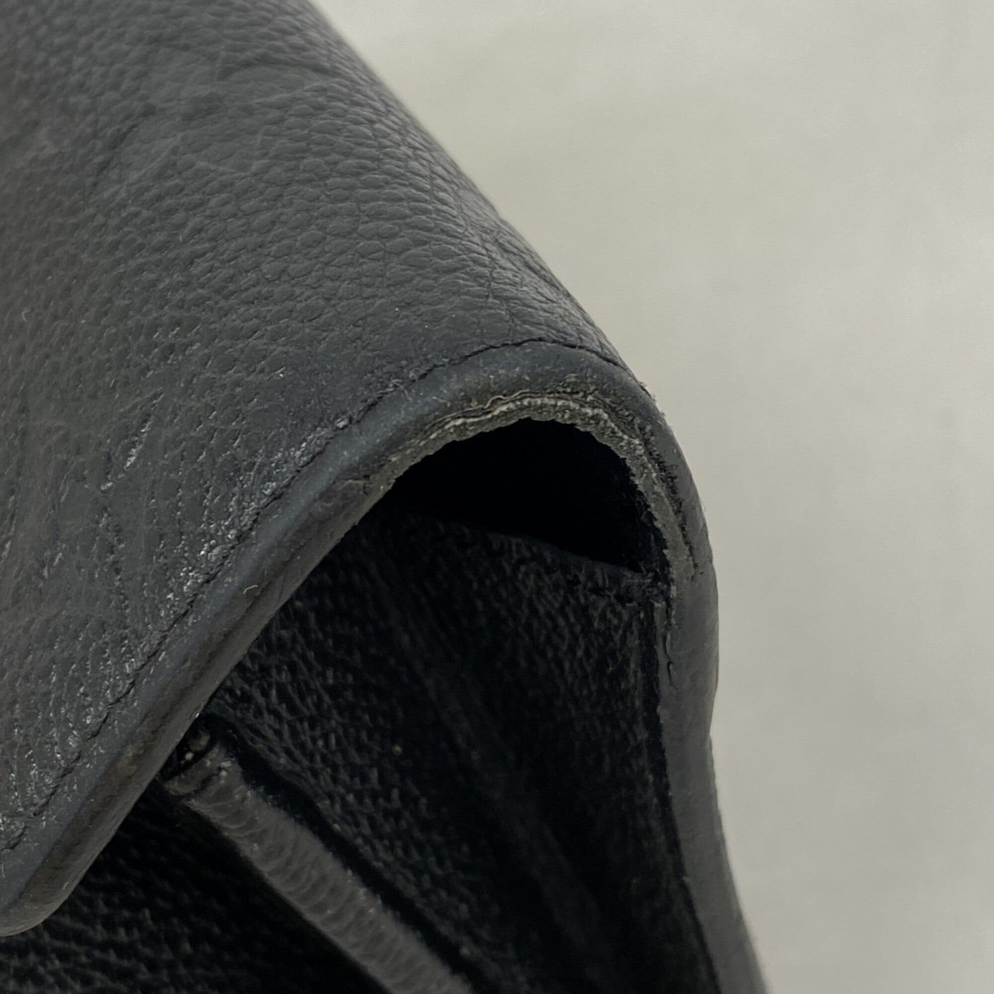 Louis Vuitton Noir Long Wallet (Bi-Fold) (Pre-Owned)