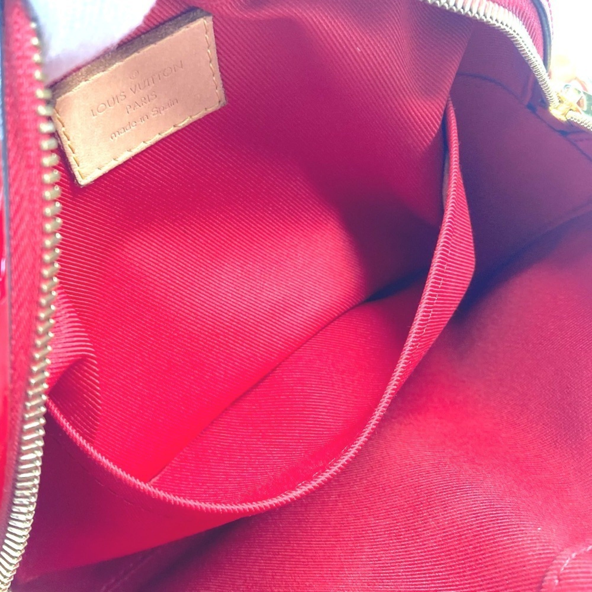 Louis Vuitton Monogram Vernis Cerise Red Color Monogram Vernis Handbag Shoulder Bag (Pre-Owned)
