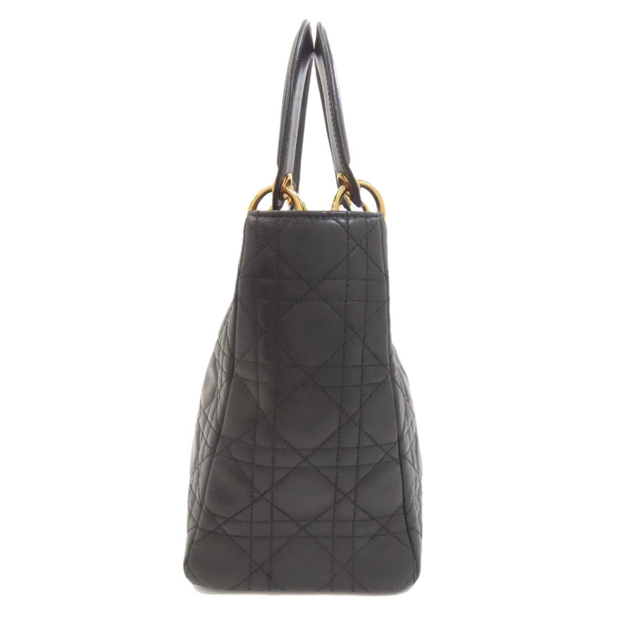 Christian Dior Black Leather Handbag (Pre-Owned)