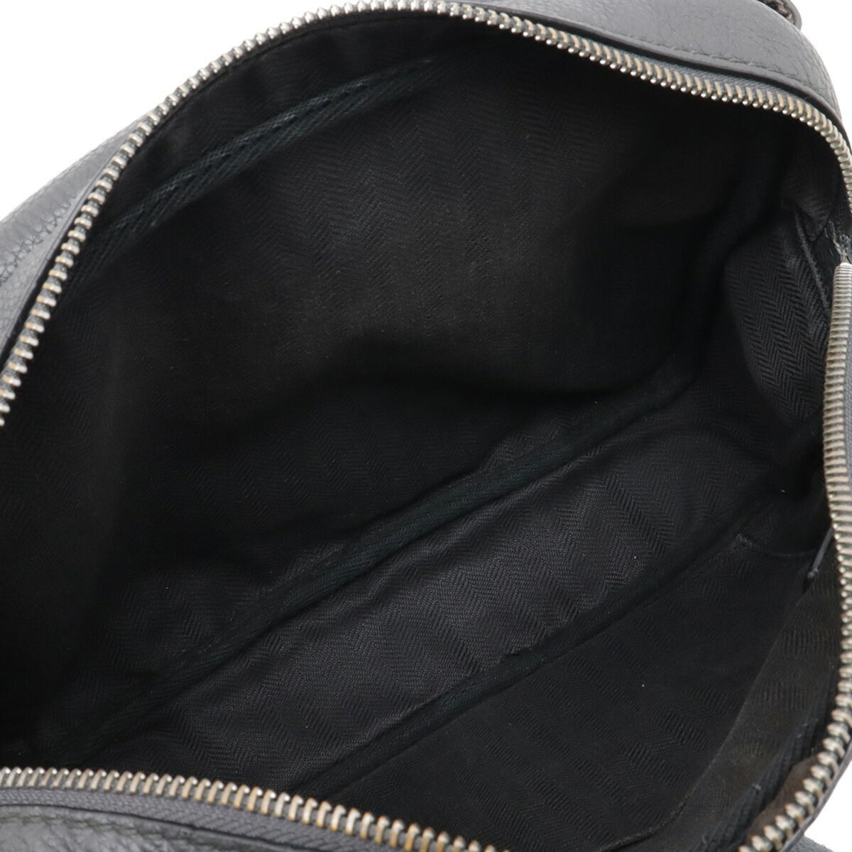 Loewe Gray Leather Messenger Bag Shoulder Bag (Pre-Owned)