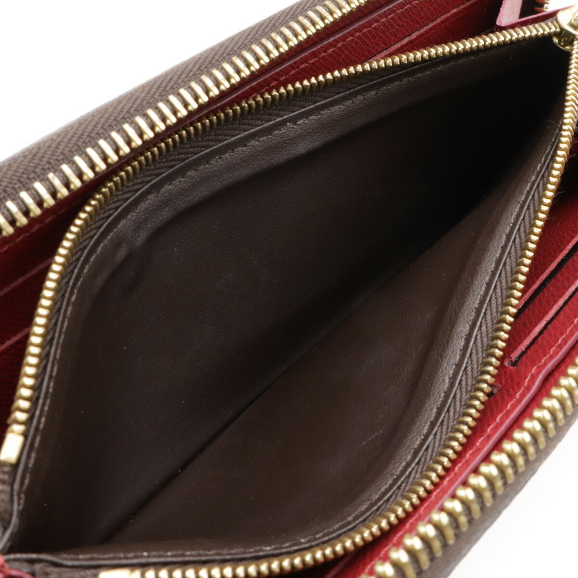 Louis Vuitton Brown Fuchsia Monogram Monogram Wallet (Bi-Fold) (Pre-Owned)