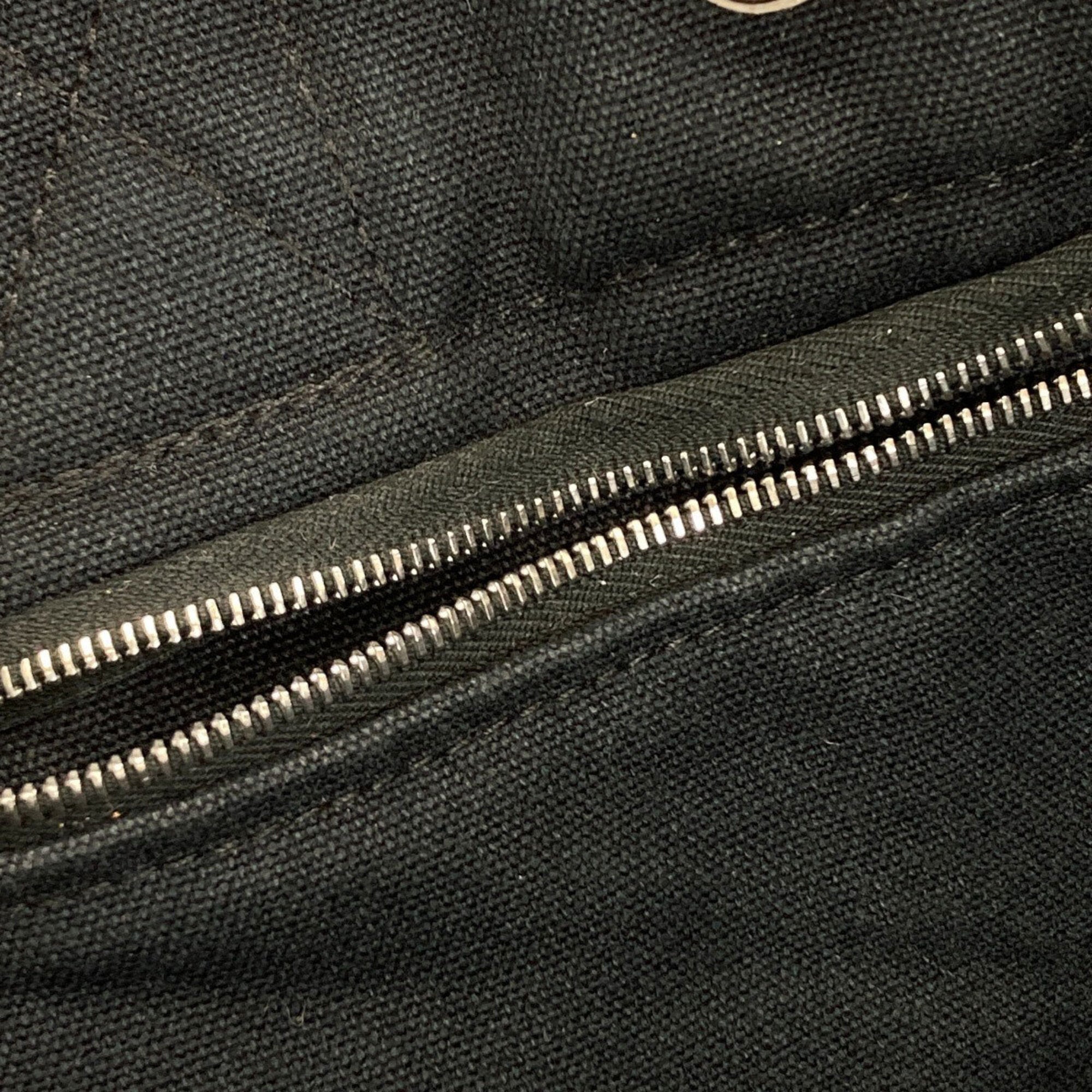 Hermes Black Canvas Tote Bag (Pre-Owned)