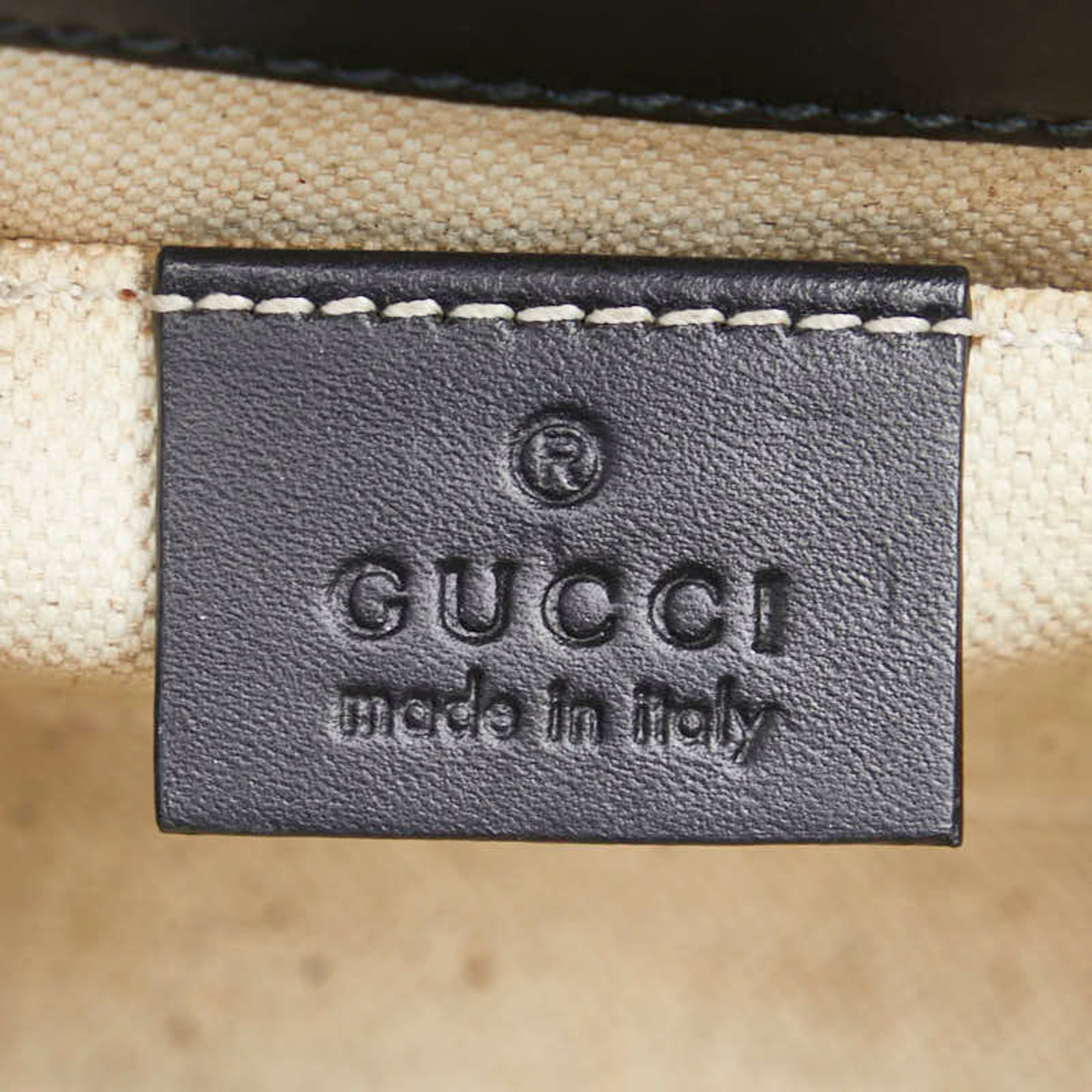Gucci Horsebit Black Leather Shoulder Bag (Pre-Owned)