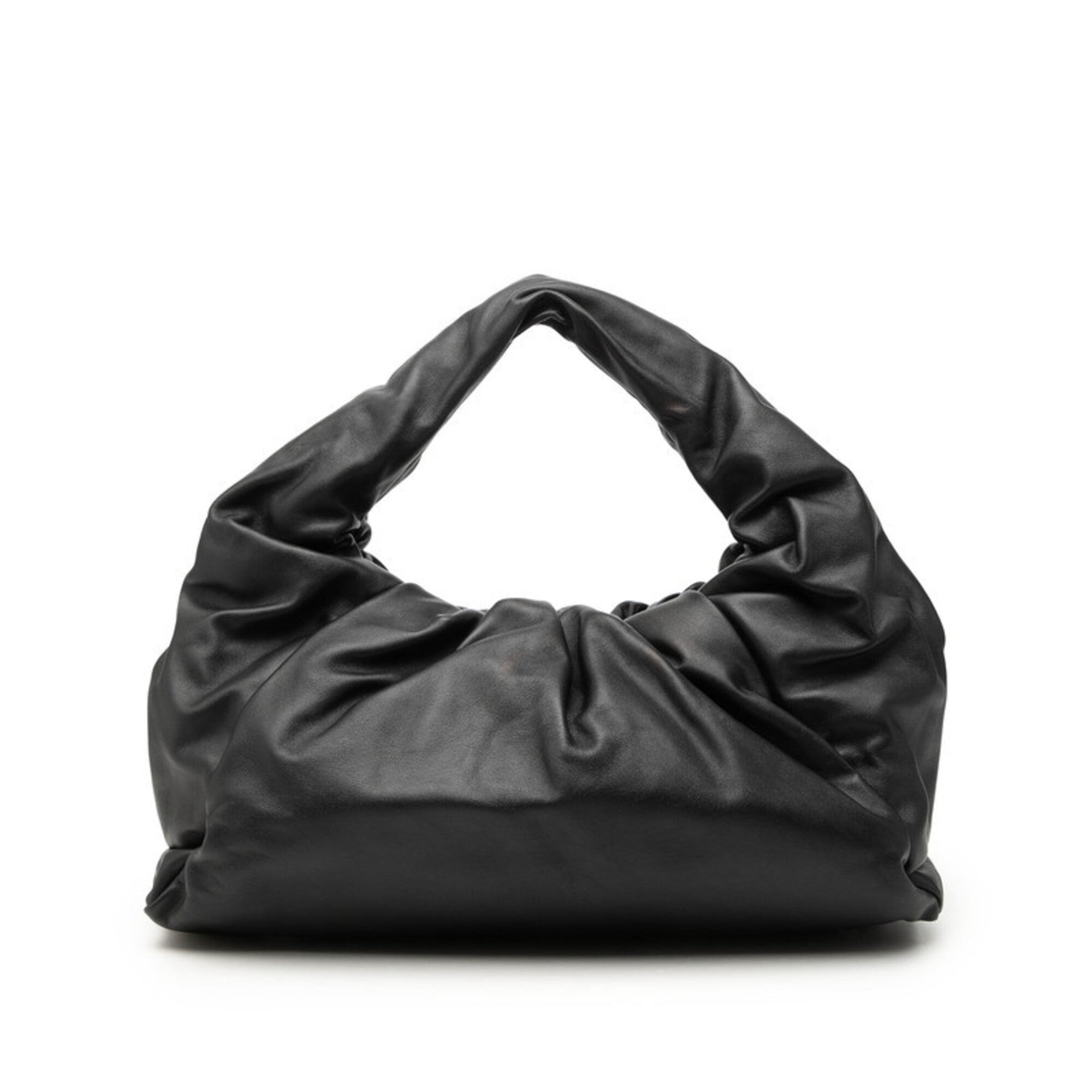 Bottega Veneta Black Leather Handbag (Pre-Owned)