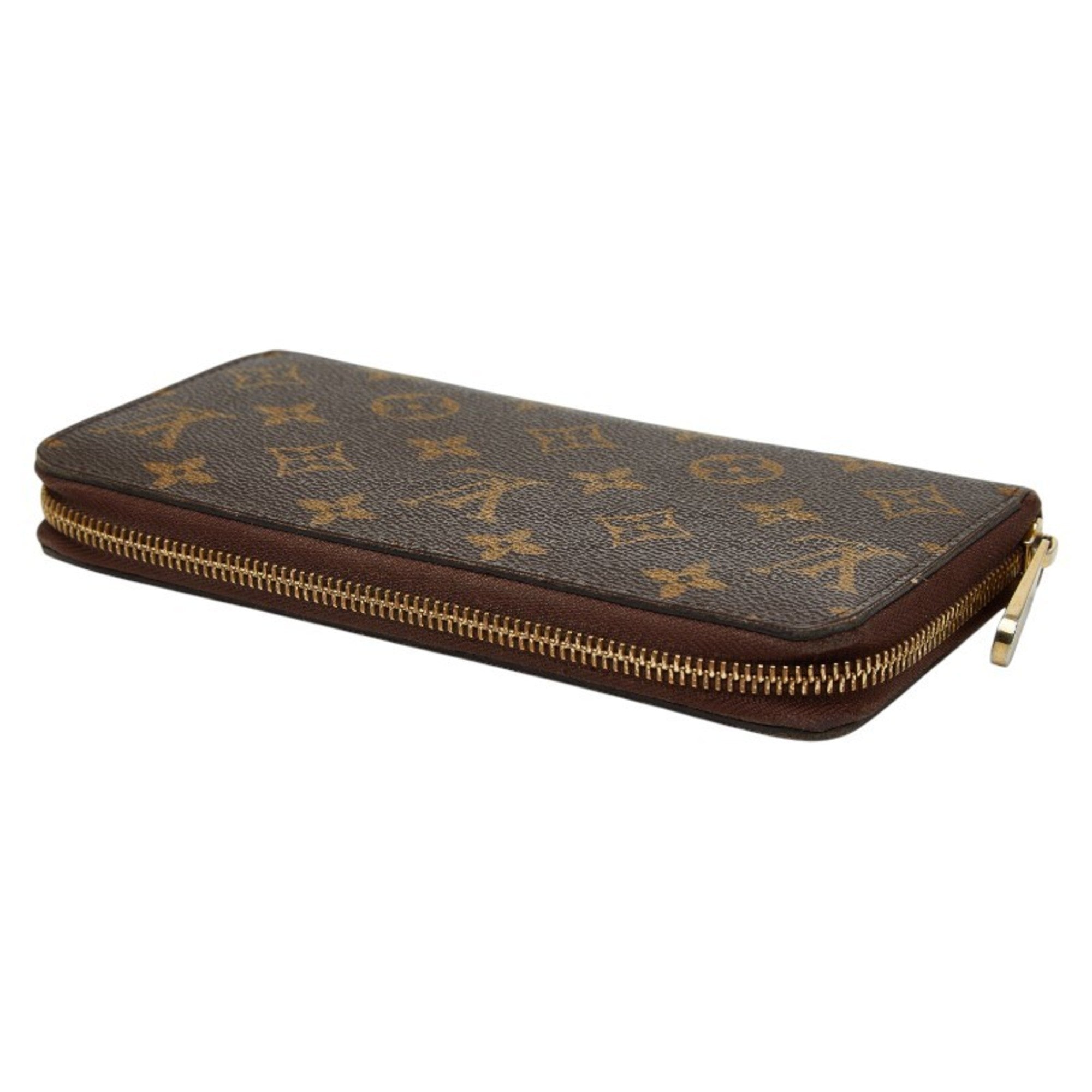 Louis Vuitton Monogram Brown Pvc Long Wallet (Bi-Fold) (Pre-Owned)