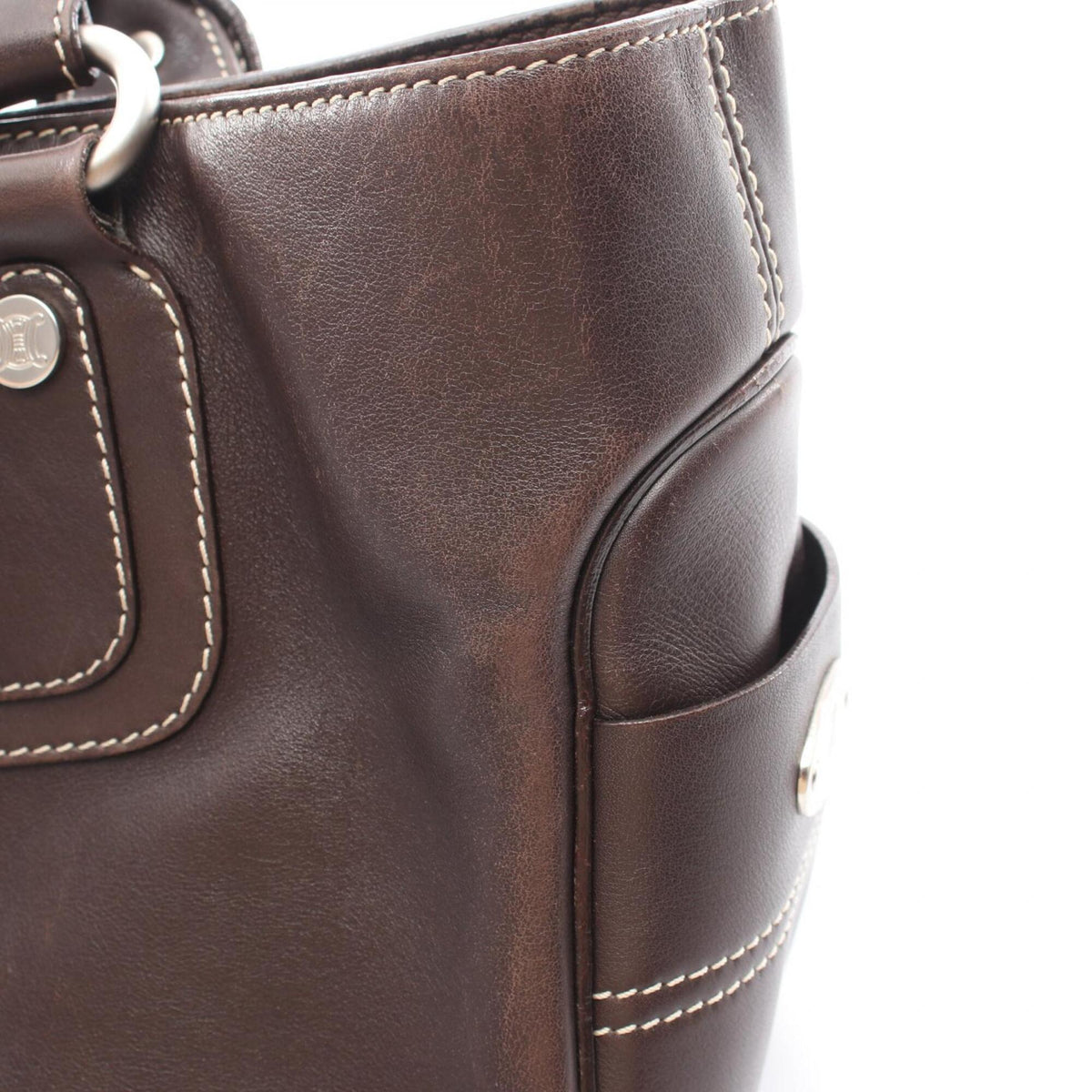 Celine Brown Leather Handbag (Pre-Owned)