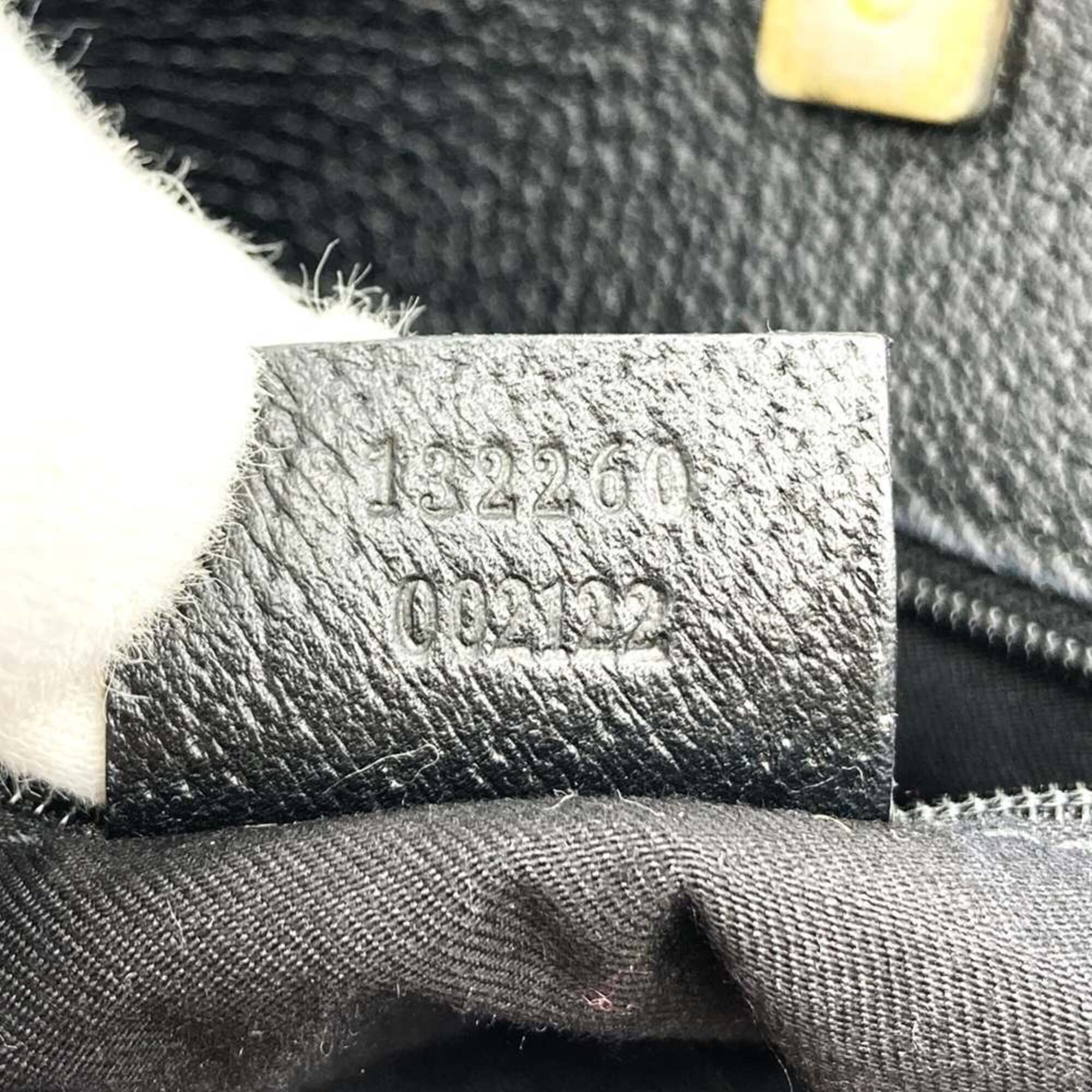 Gucci Black Leather Shoulder Bag (Pre-Owned)