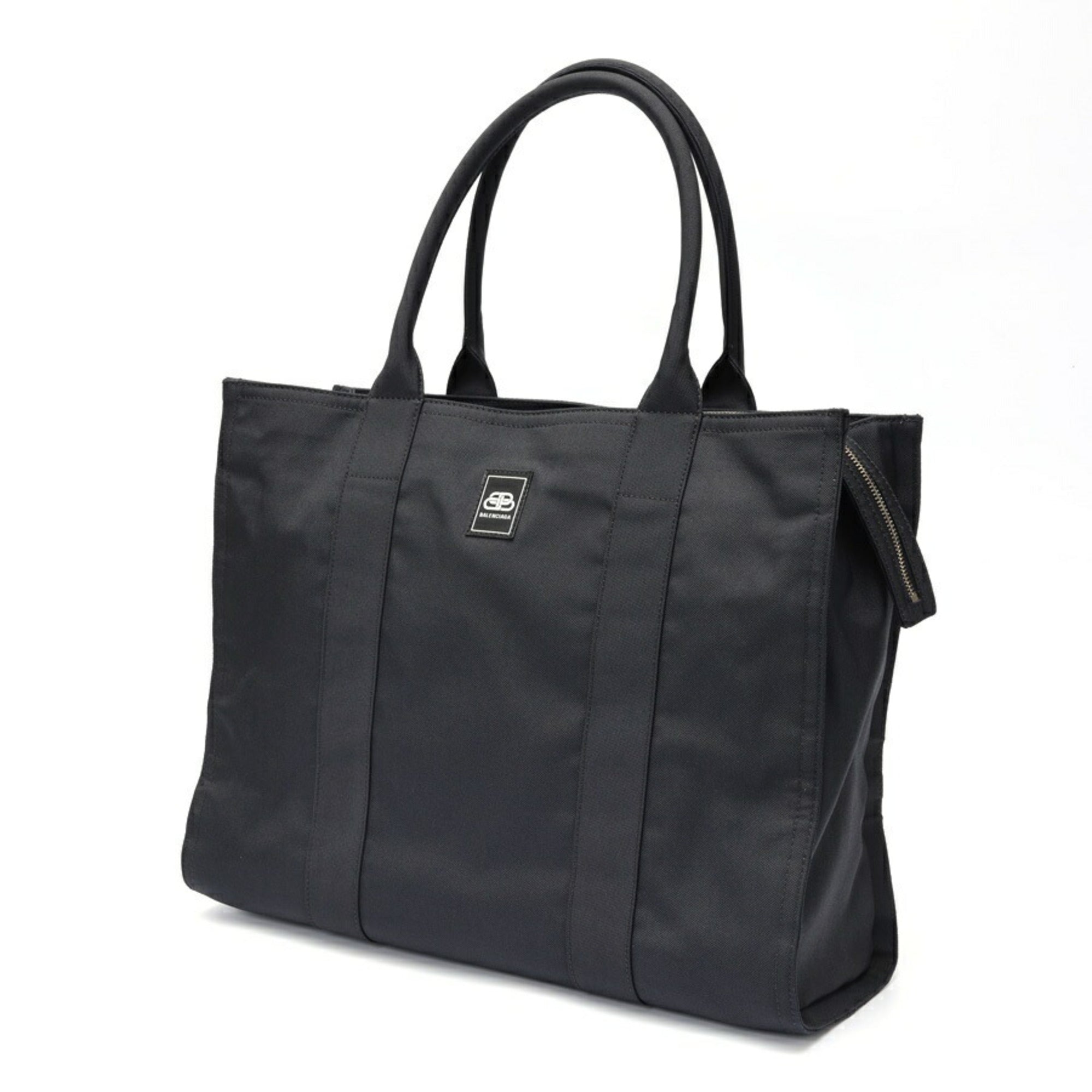 Balenciaga Black Nylon Tote Bag (Pre-Owned)