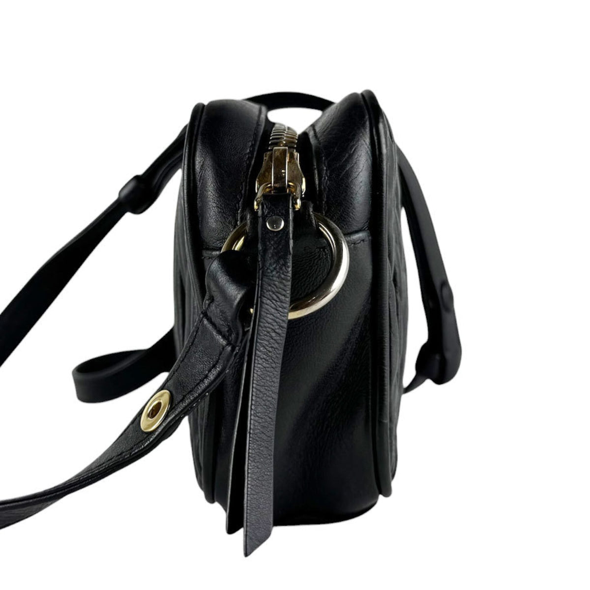 Miu Miu Black Leather Shoulder Bag (Pre-Owned)