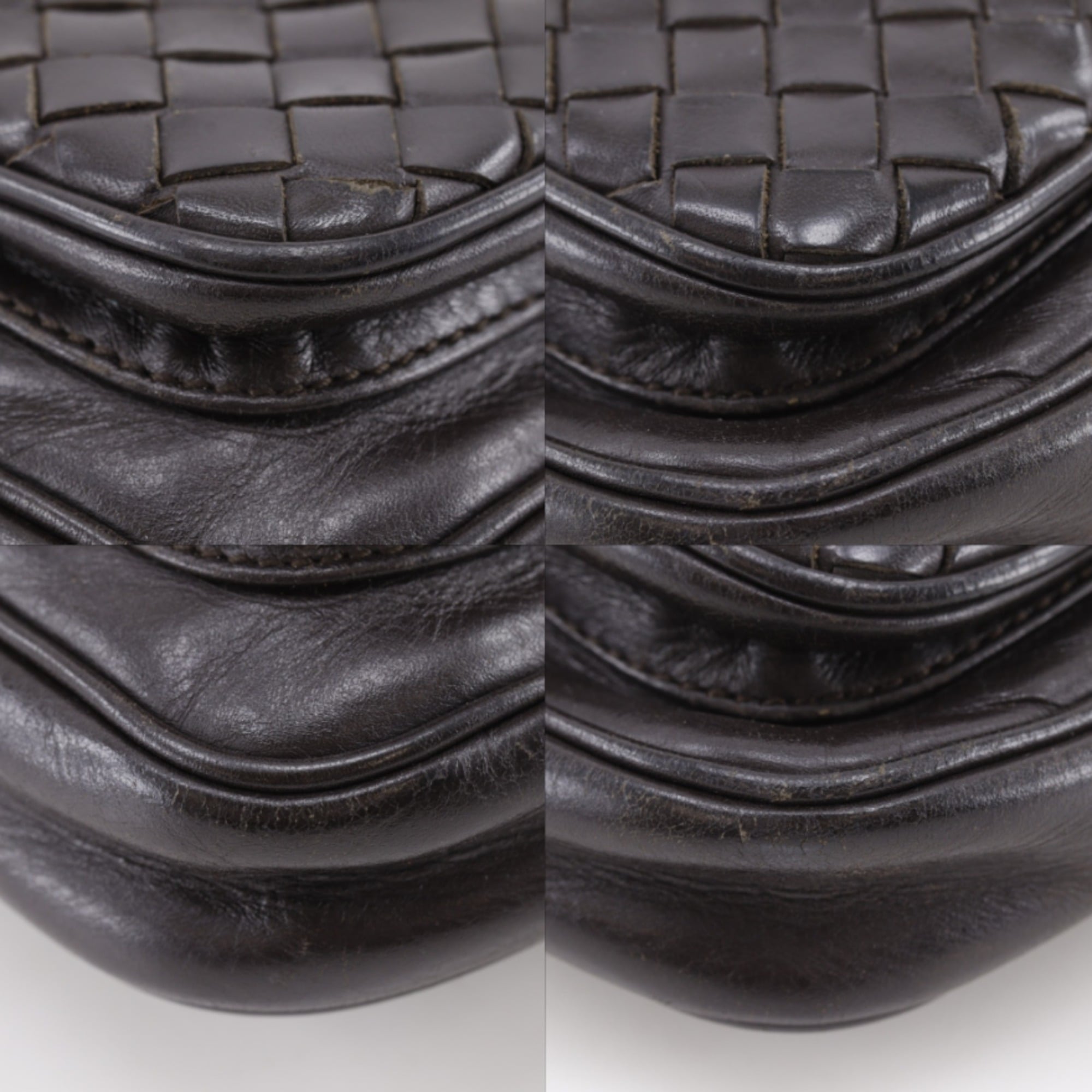 Bottega Veneta Brown Intrecciato Shoulder Bag (Pre-Owned)