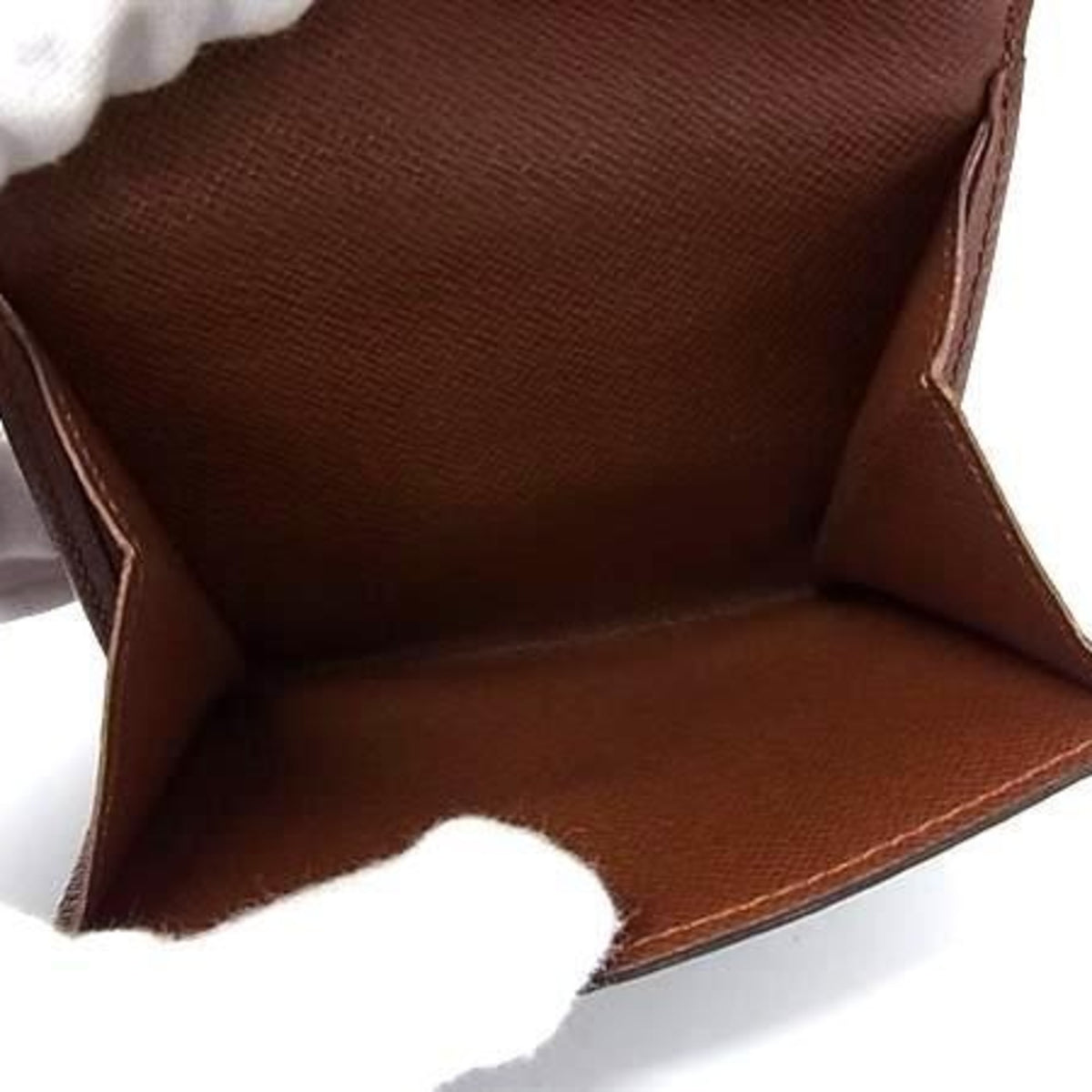 Louis Vuitton Monogram Brown Monogram Wallet (Tri-Fold) (Pre-Owned)