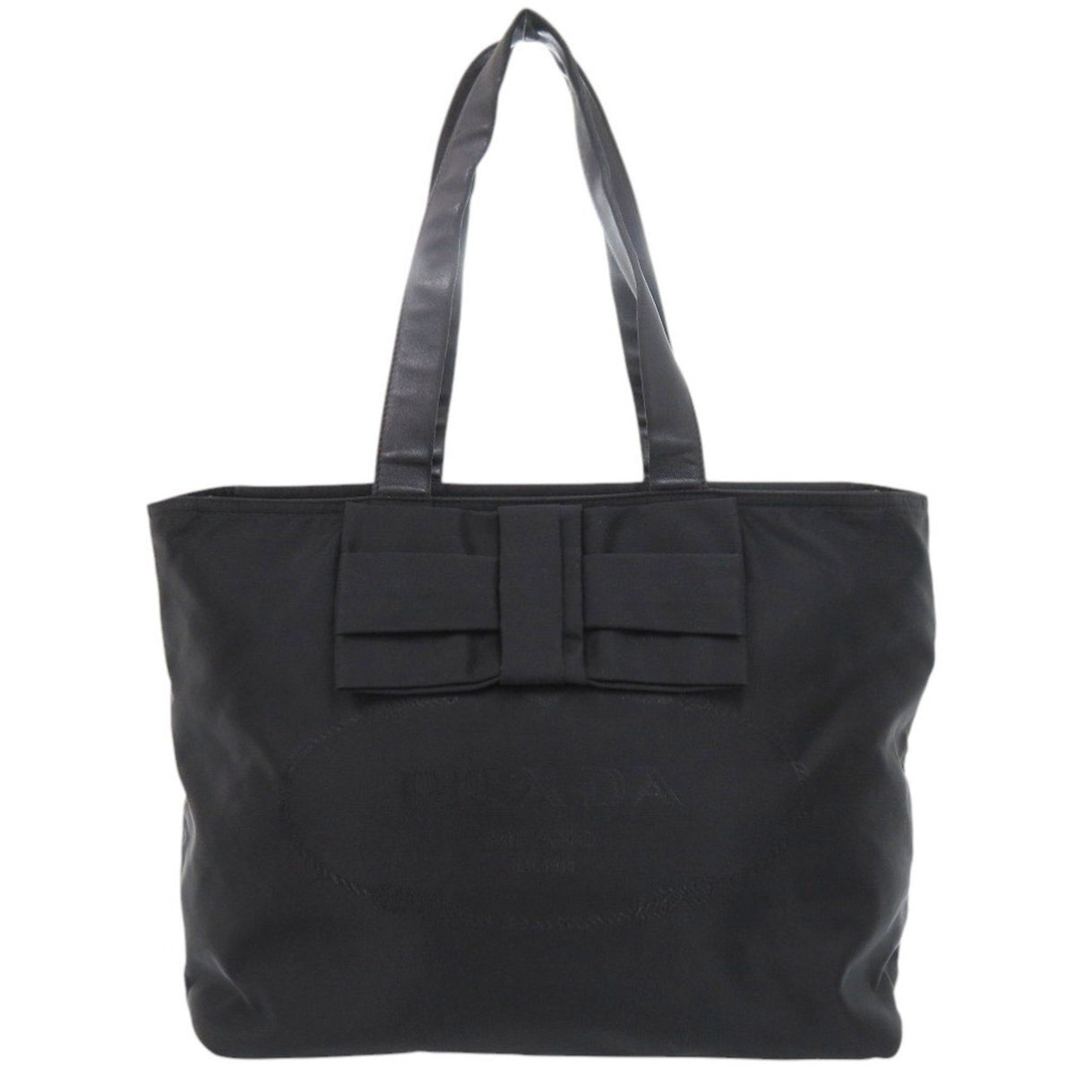 Prada Black Nylon Tote Bag (Pre-Owned)