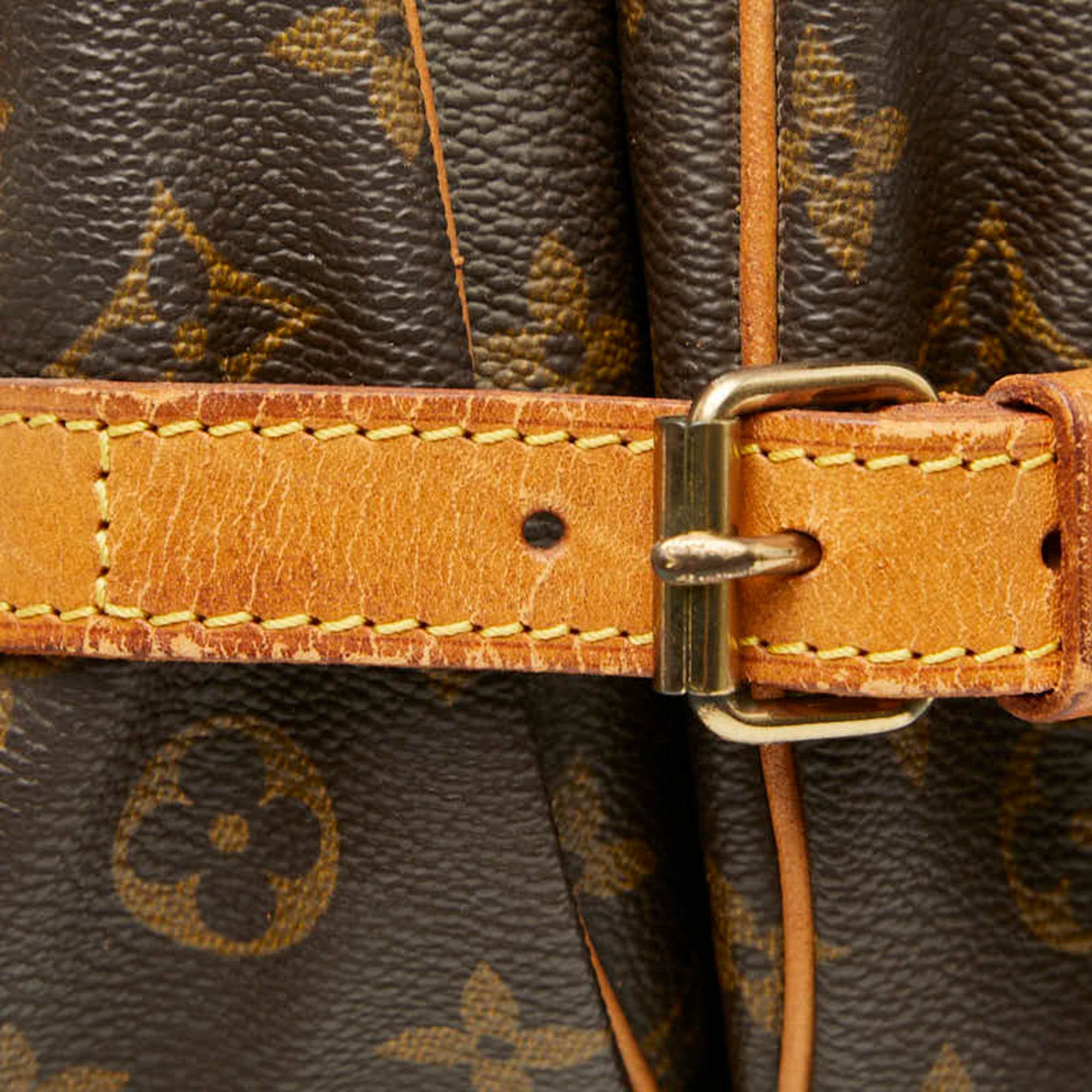 Louis Vuitton Brown Pvc Leather Shoulder Bag (Pre-Owned)