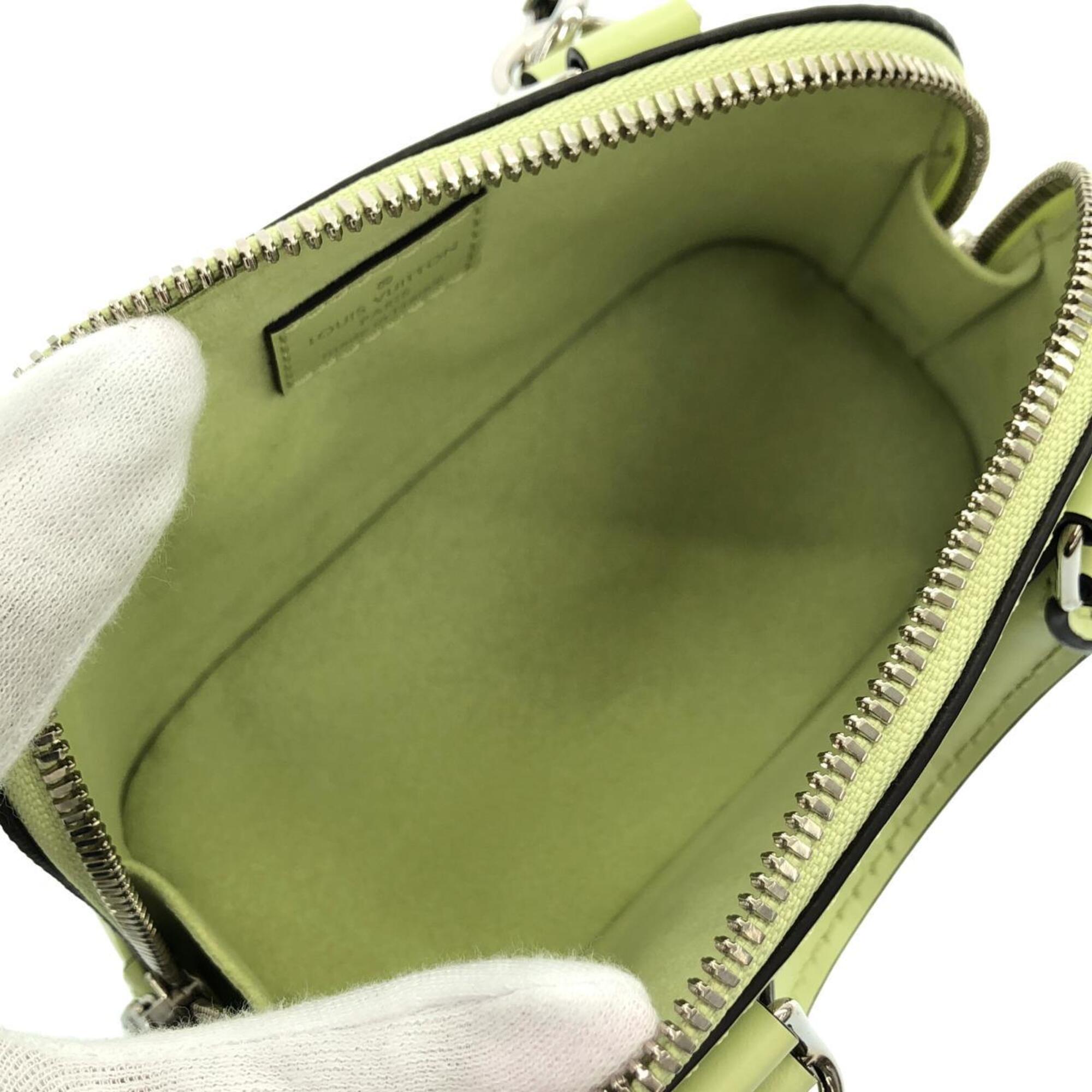 Louis Vuitton Green Leather Handbag (Pre-Owned)