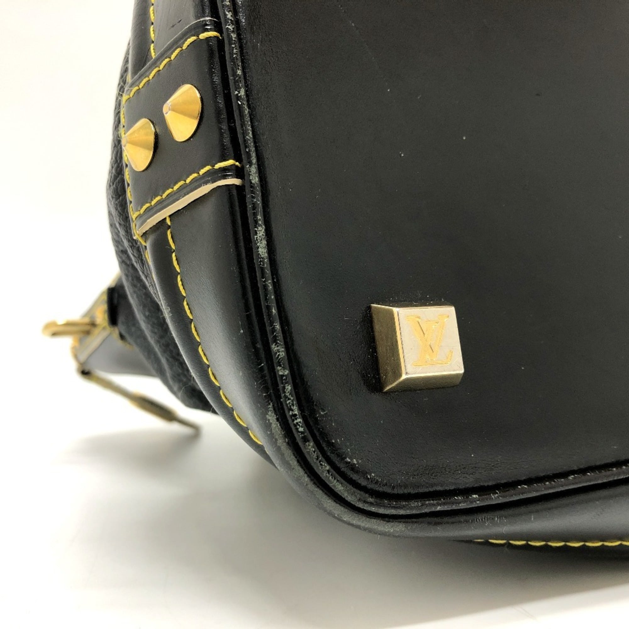 Louis Vuitton Black Suhali Leather Handbag Tote Bag (Pre-Owned)