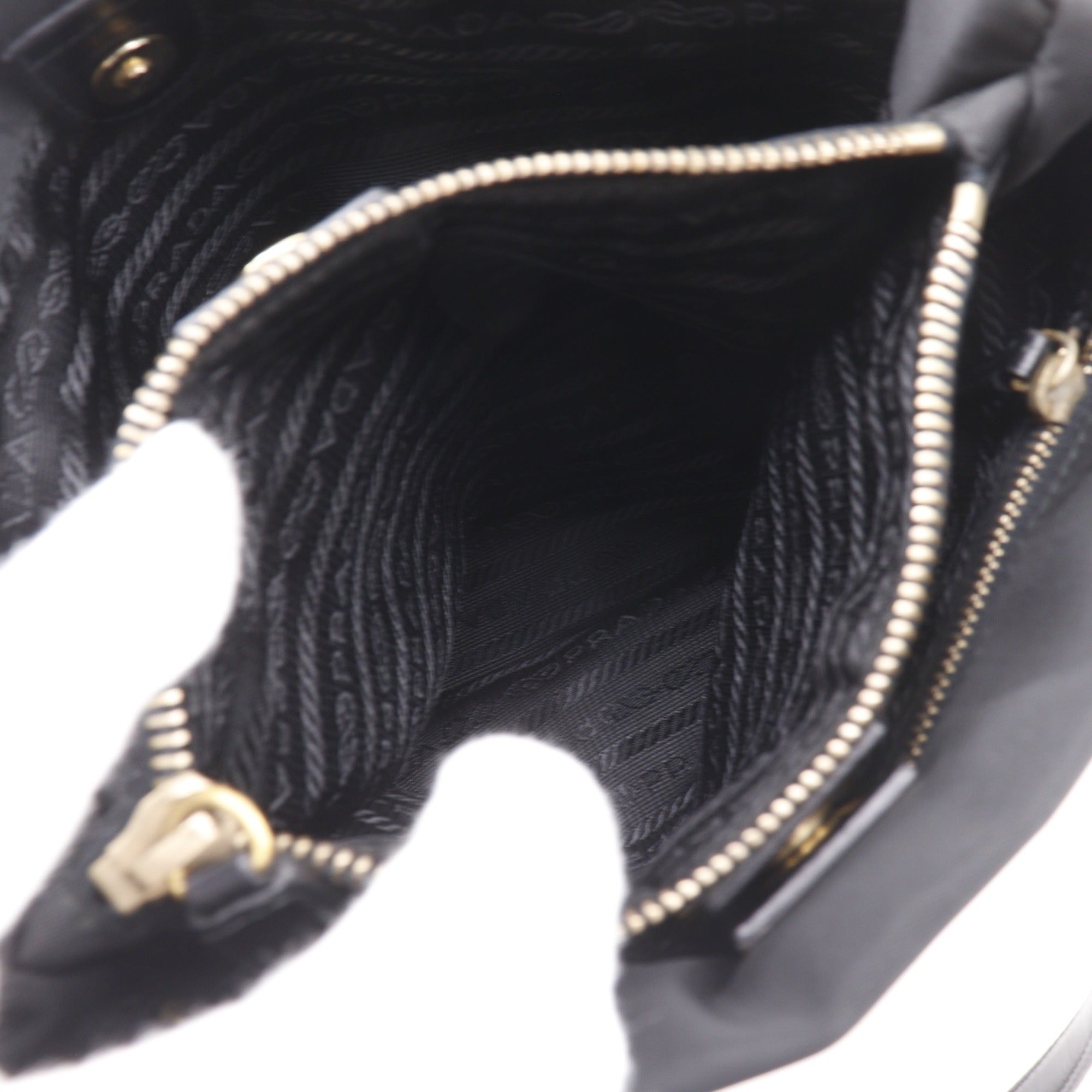 Prada Black Nylon Tote Bag (Pre-Owned)