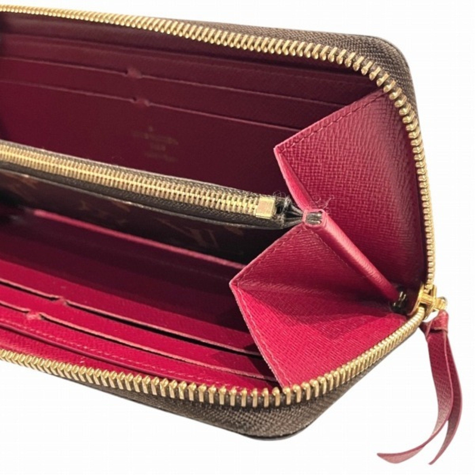 Louis Vuitton Fuchsia Monogram Coin Purse/Coin Case (Pre-Owned)