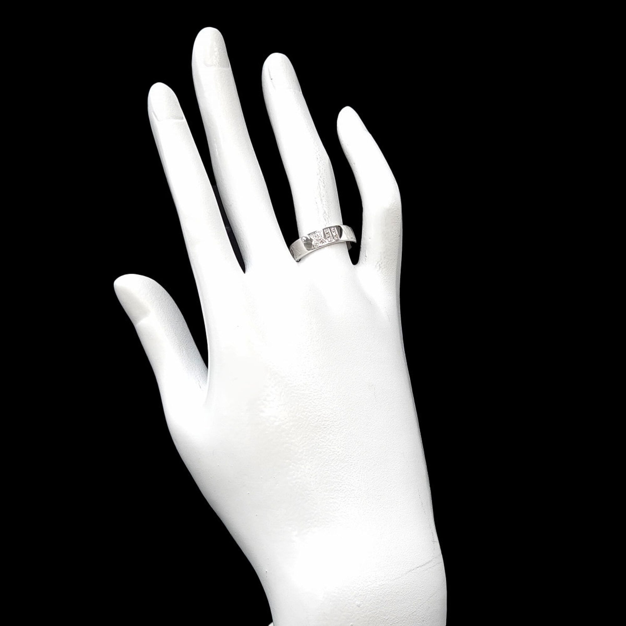 Tiffany White Gold (18K) Band Ring (Pre-Owned)