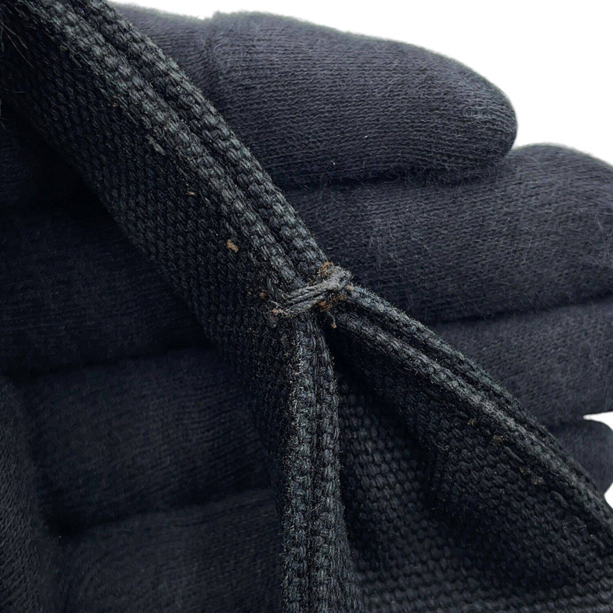 Prada Black Canvas Tote Bag (Pre-Owned)