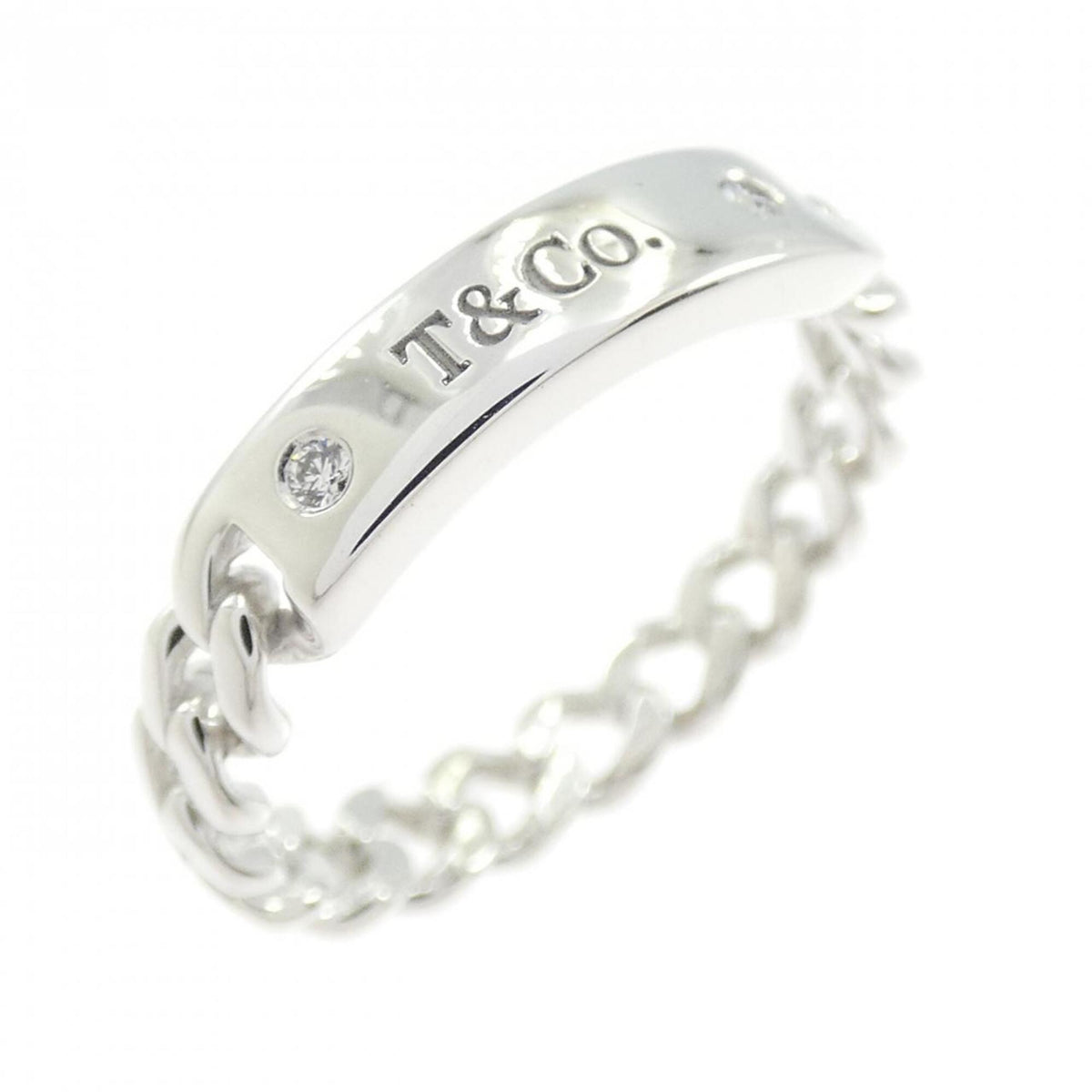 Tiffany White Gold (18K) Band Ring (Pre-Owned)