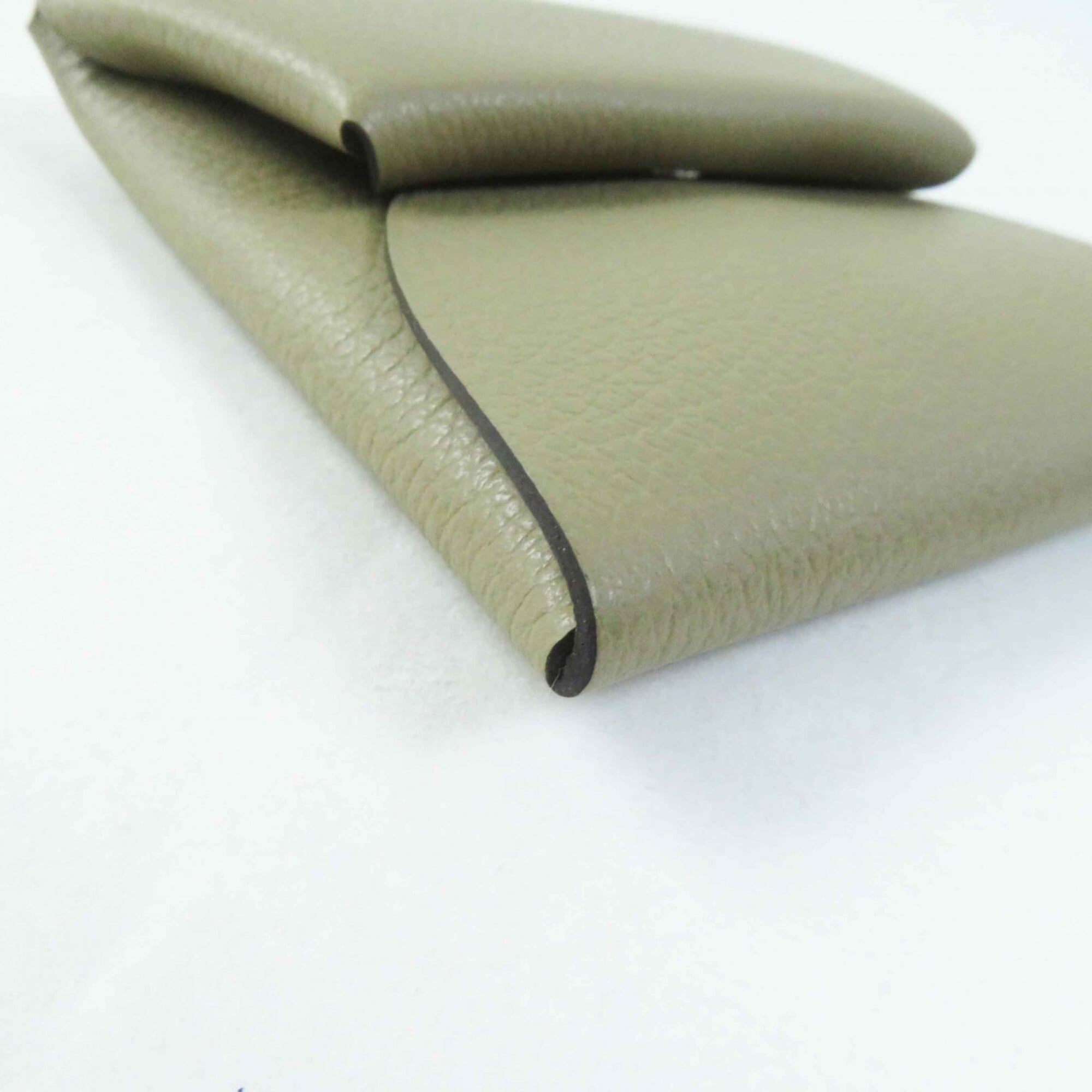 Hermes Beige Evercalf Leather Coin Purse/Coin Case (Pre-Owned)