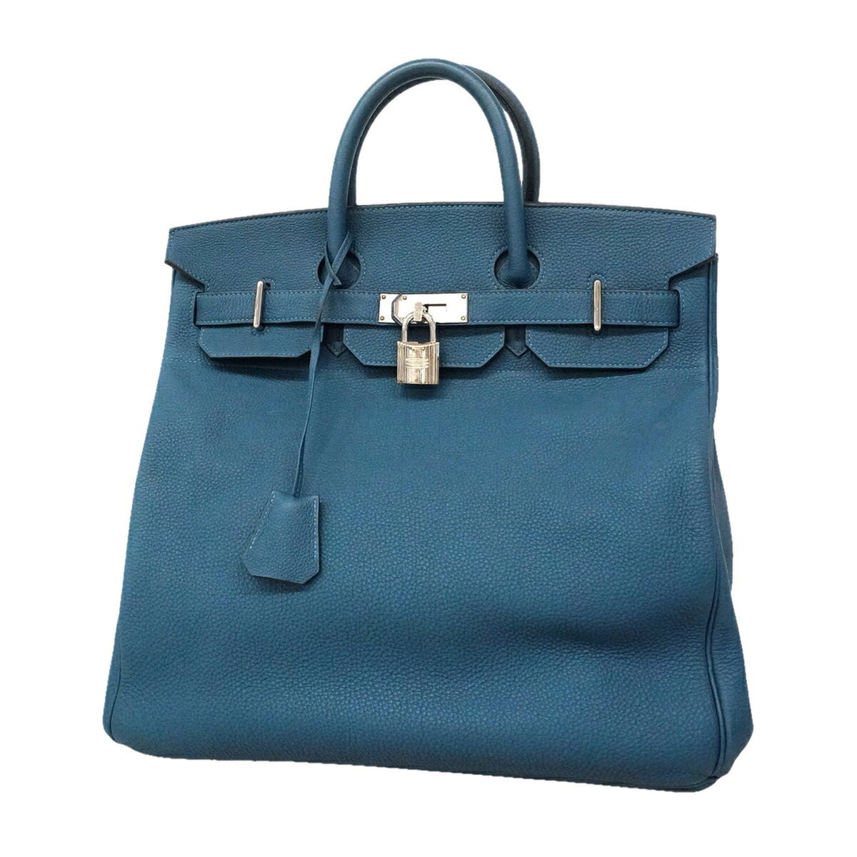 Hermes Deep Blue Togo Leather Handbag (Pre-Owned)