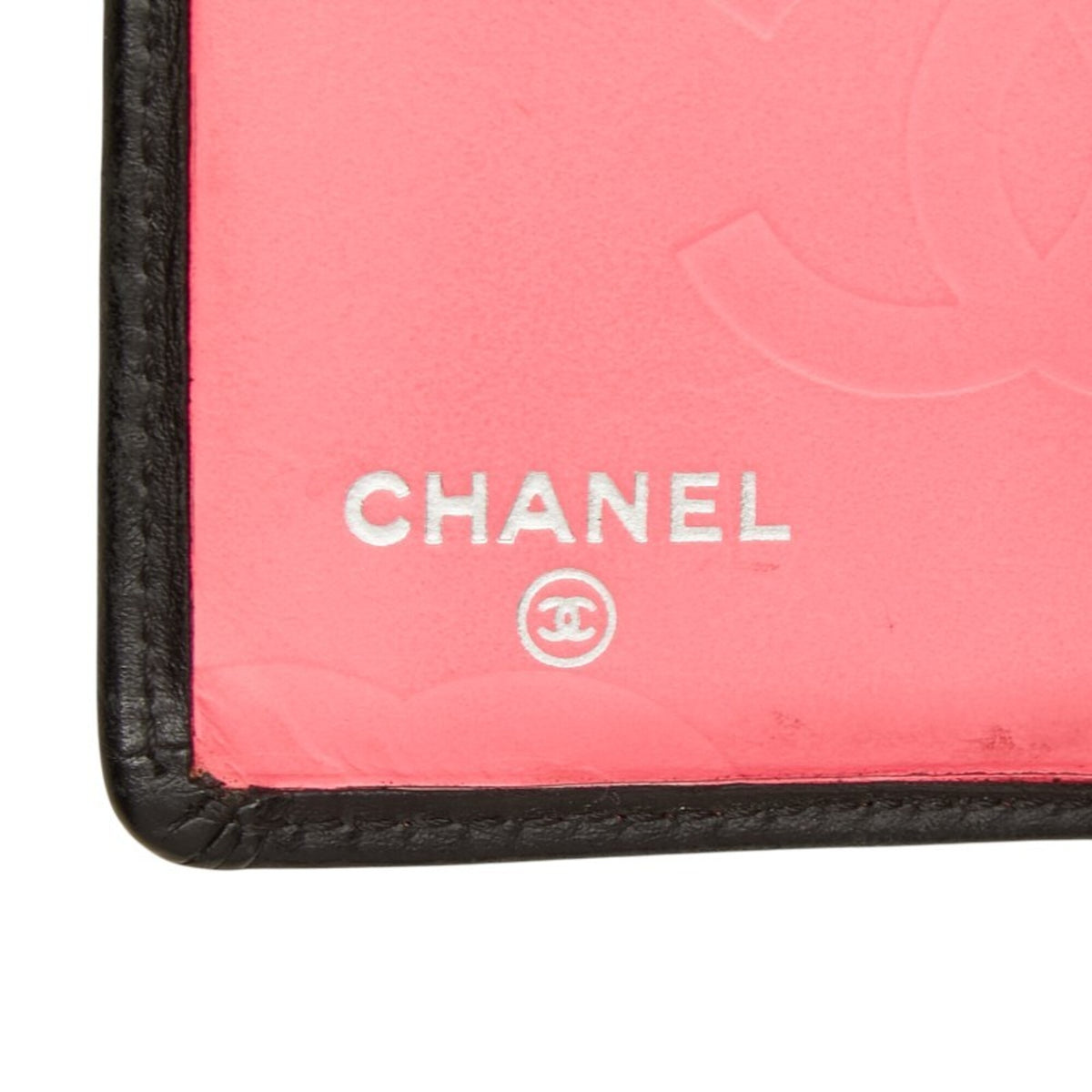 Chanel Black Leather Wallet (Bi-Fold) (Pre-Owned)