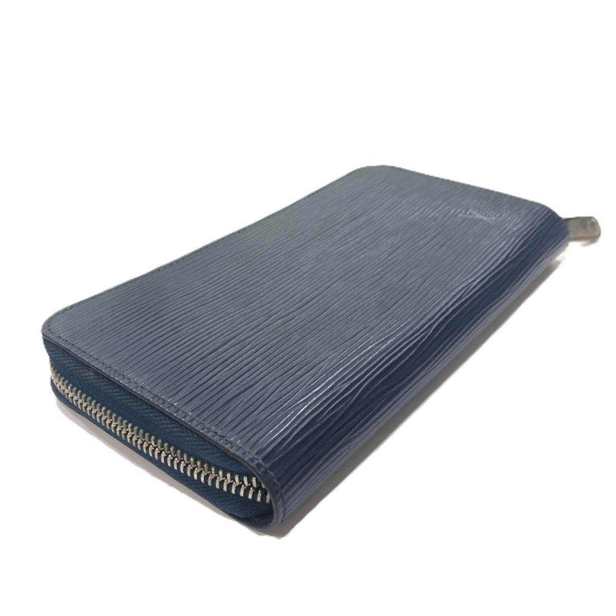 Louis Vuitton Epi Blue Epi Leather Long Wallet (Bi-Fold) (Pre-Owned)
