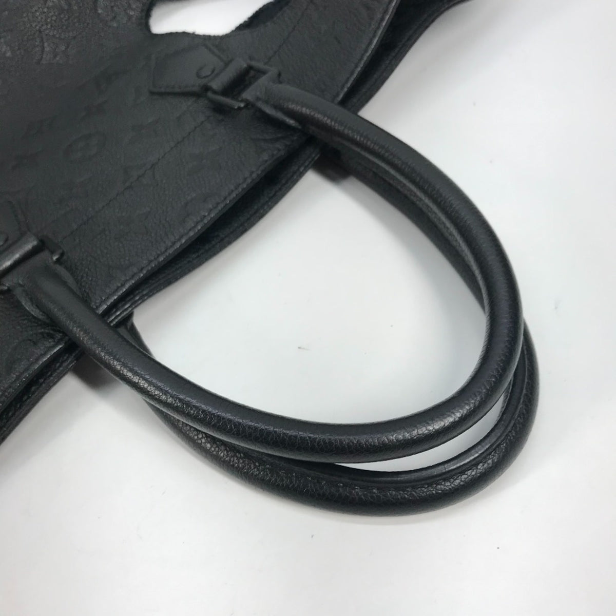 Louis Vuitton Black Noir Monogram Empreinte Shoulder Bag Tote Bag (Pre-Owned)