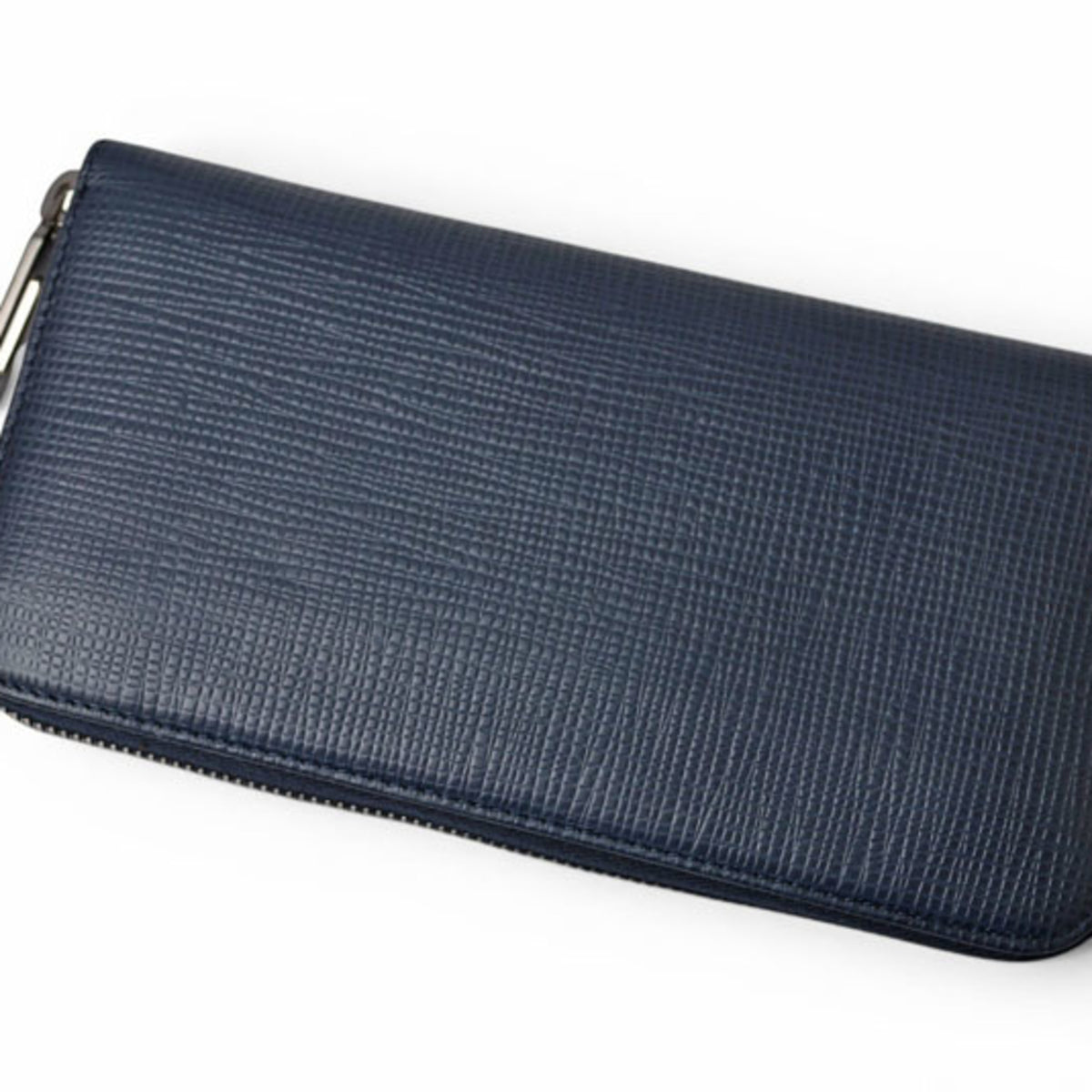 Tod's Navy Leather Long Wallet (Bi-Fold) (Pre-Owned)