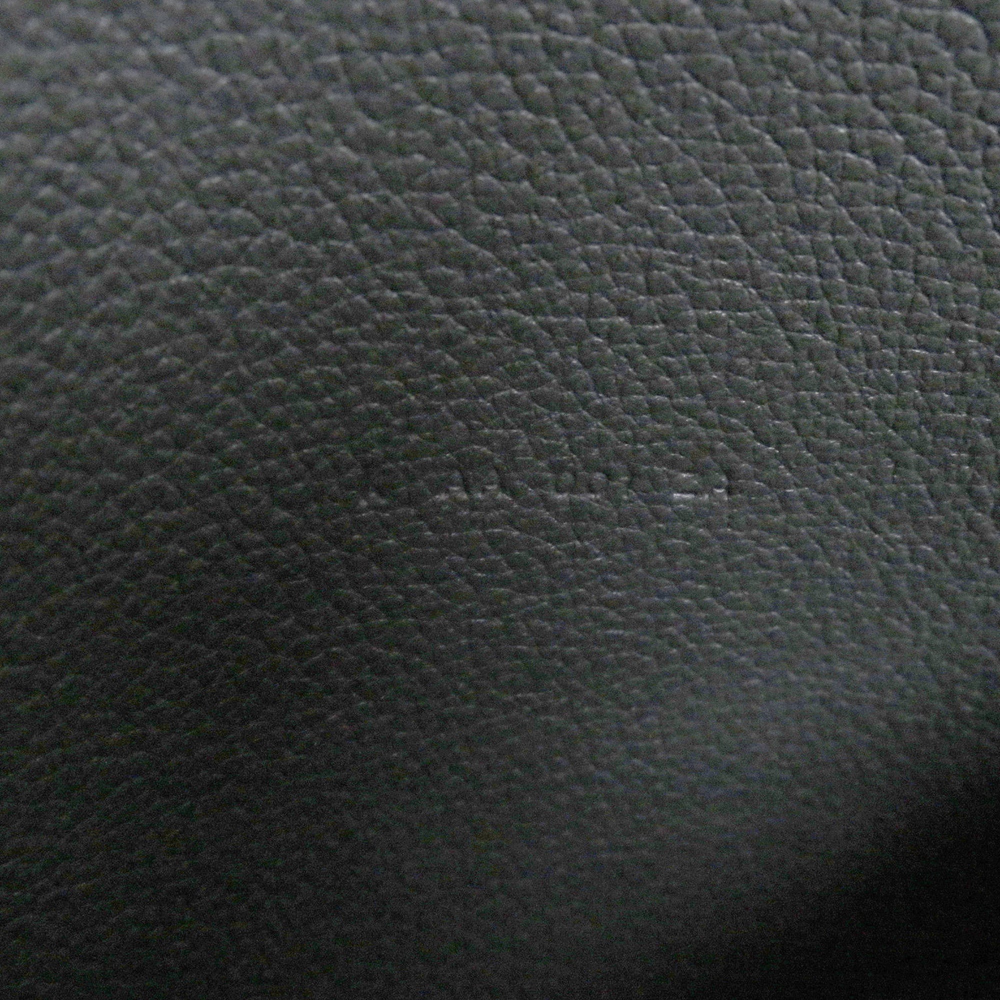 Hermes Vert Fonce Evercalf Leather Long Bill Wallet (Bi-Fold) (Pre-Owned)