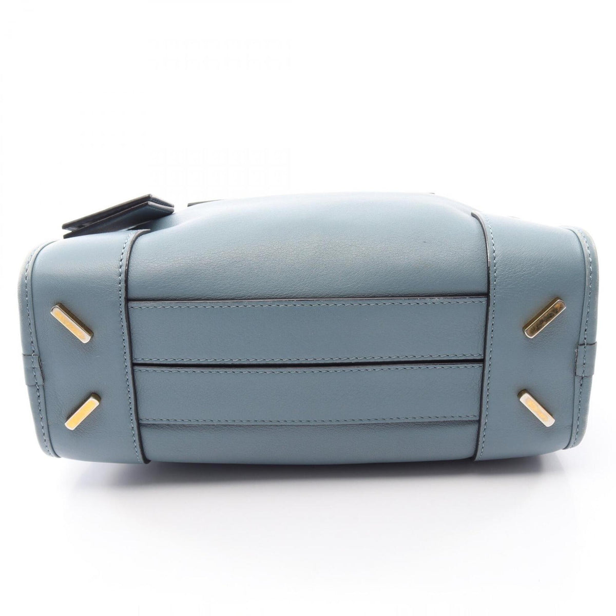 Loewe Blue Leather Handbag (Pre-Owned)