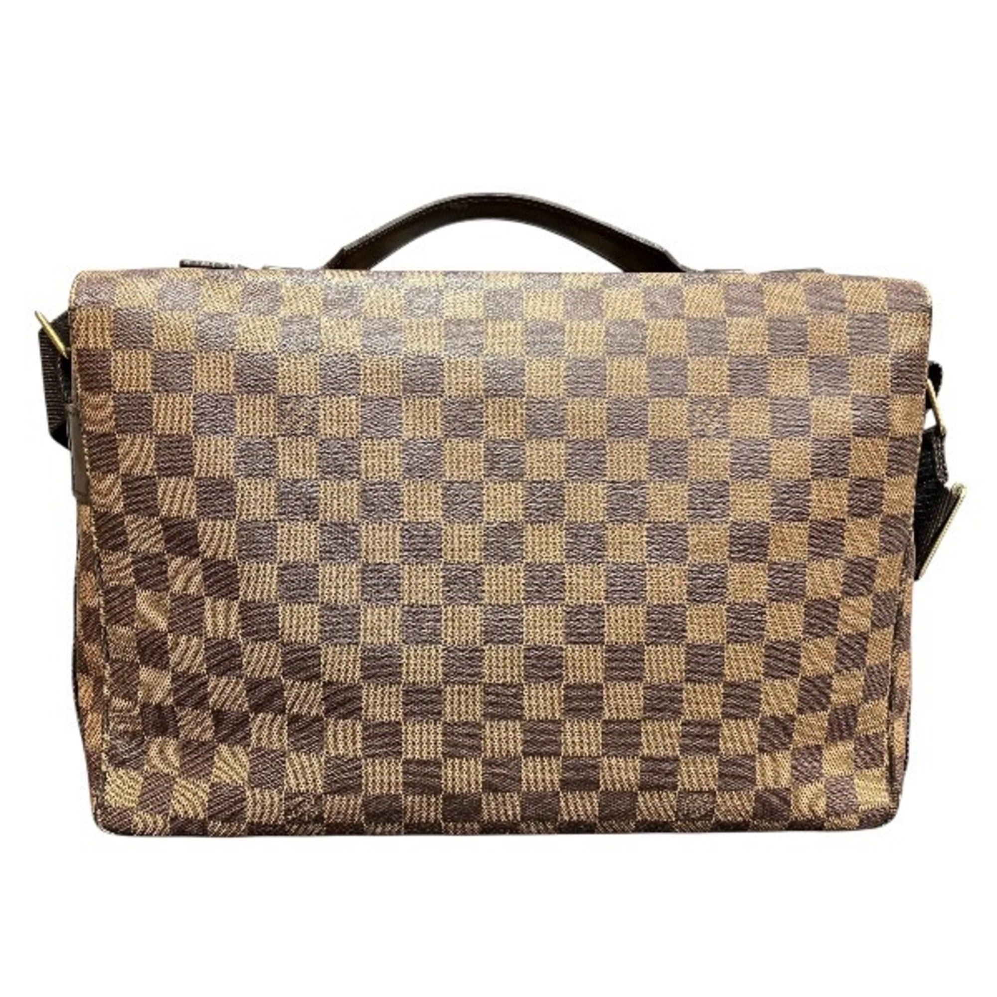Louis Vuitton Brown Handbag Shoulder Bag (Pre-Owned)