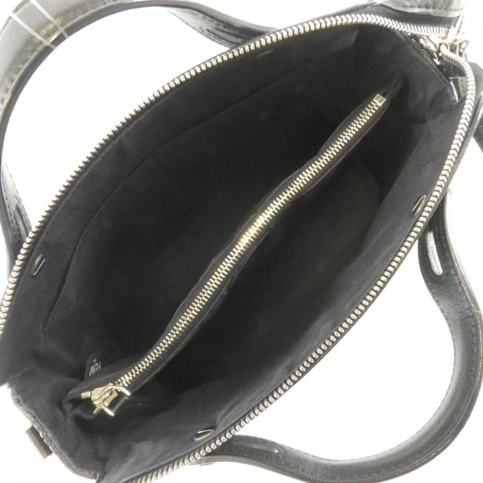 Fendi Black Leather Handbag (Pre-Owned)
