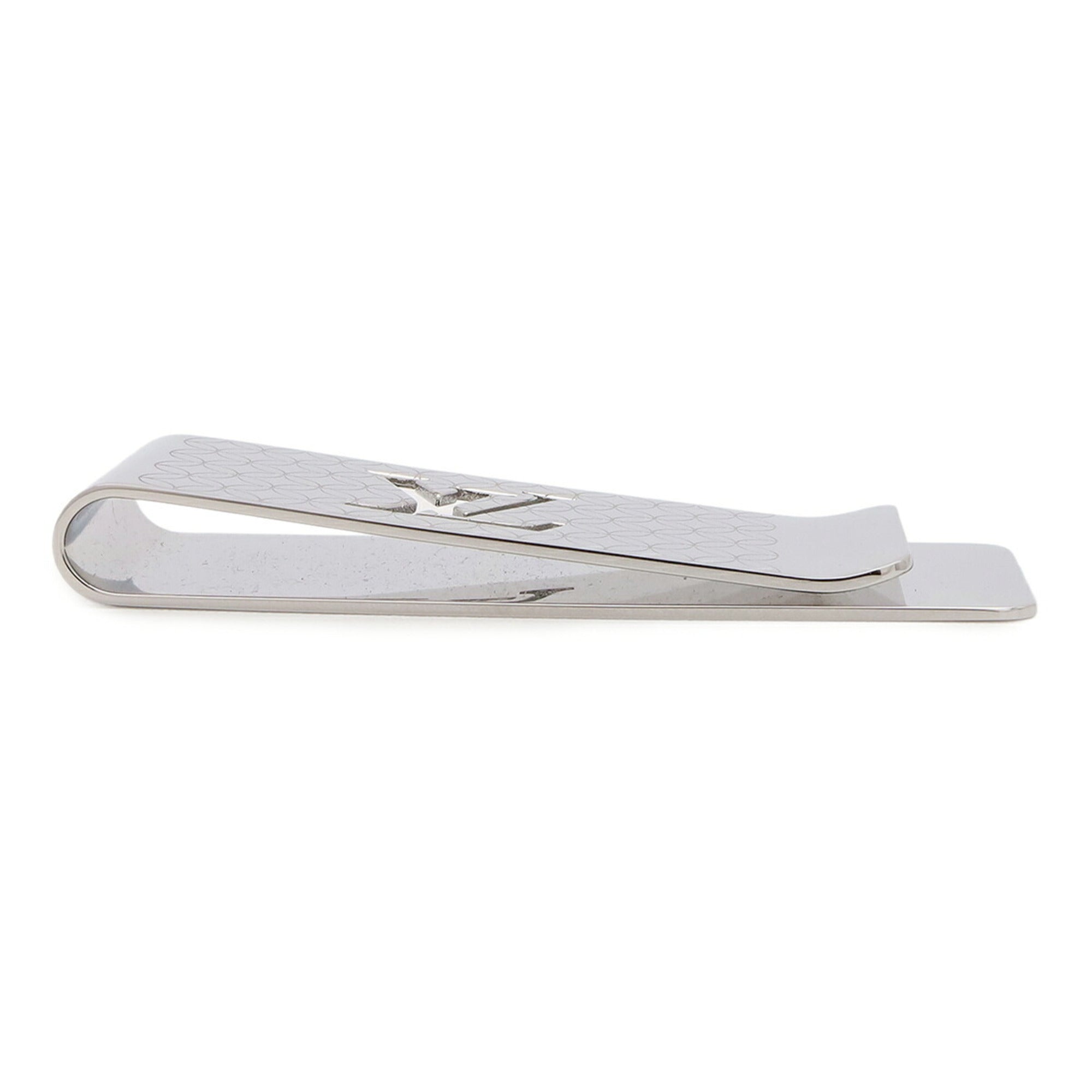 Louis Vuitton Silver Stainless Steel Money Clip (Pre-Owned)