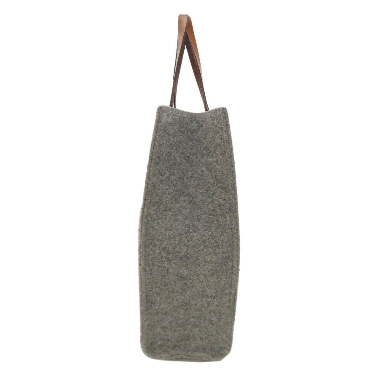 Gucci Gray Felt Tote Bag (Pre-Owned)