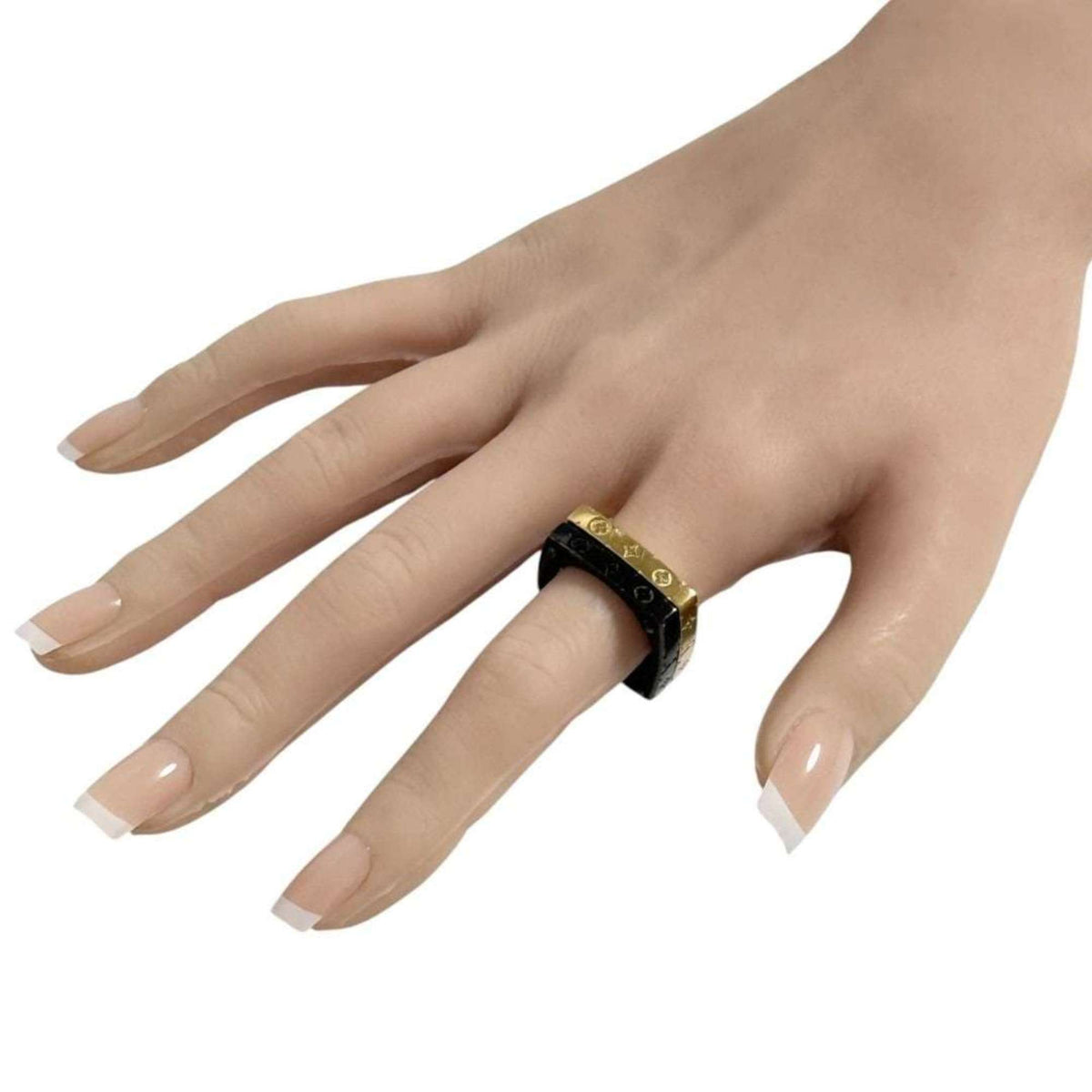 Louis Vuitton Metal Band Ring (Pre-Owned)