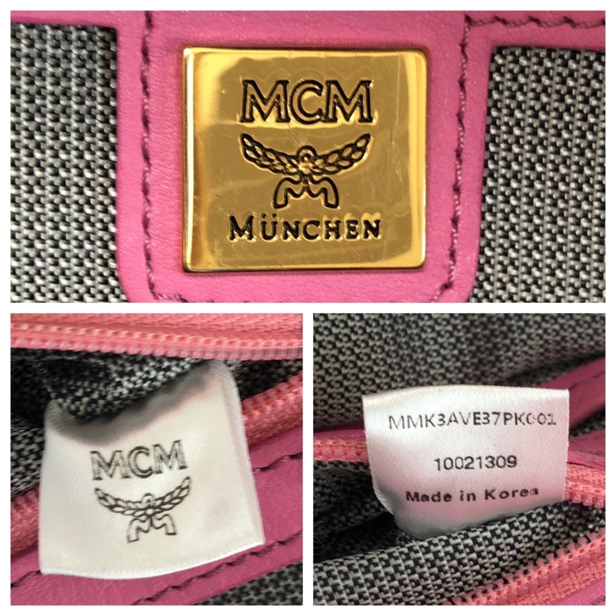 Mcm Pink Leather Backpack (Pre-Owned)