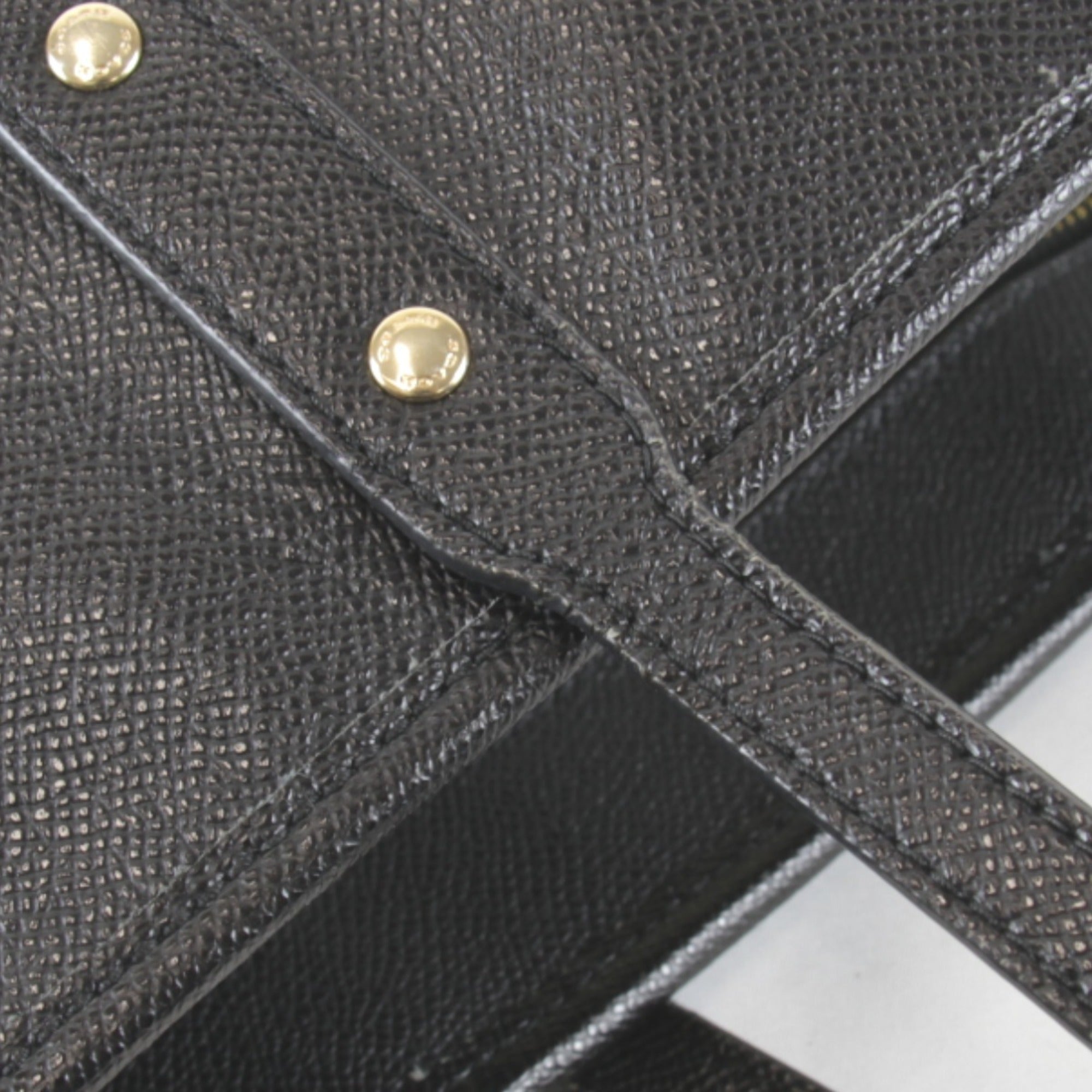 Coach Black Leather Tote Bag (Pre-Owned)