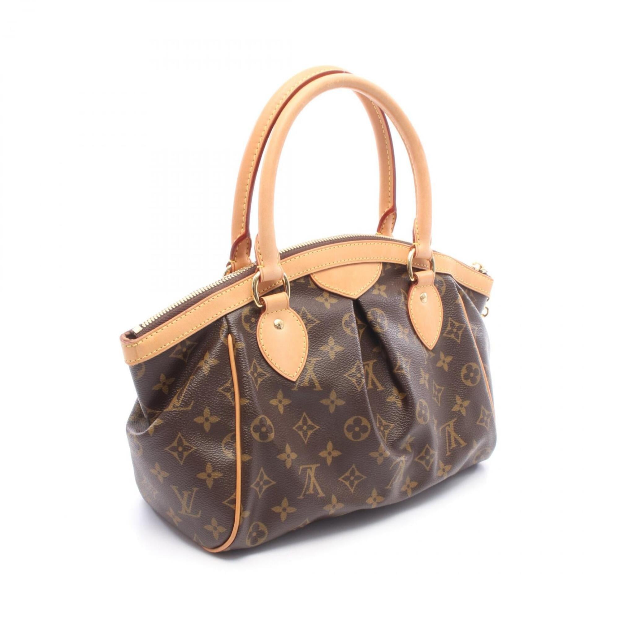 Louis Vuitton Brown Coated Canvas Leather Handbag (Pre-Owned)