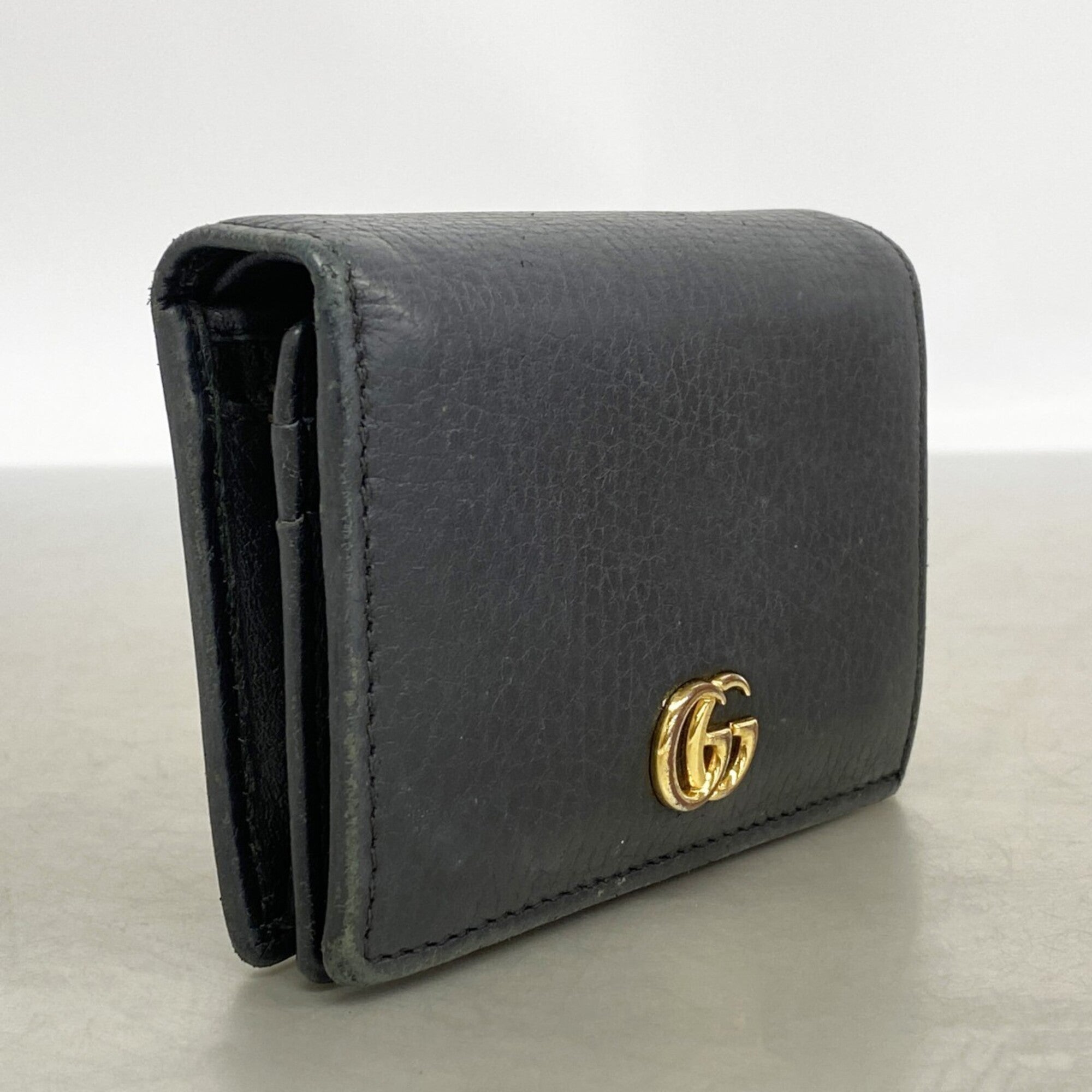 Gucci Black Leather Wallet (Bi-Fold) (Pre-Owned)
