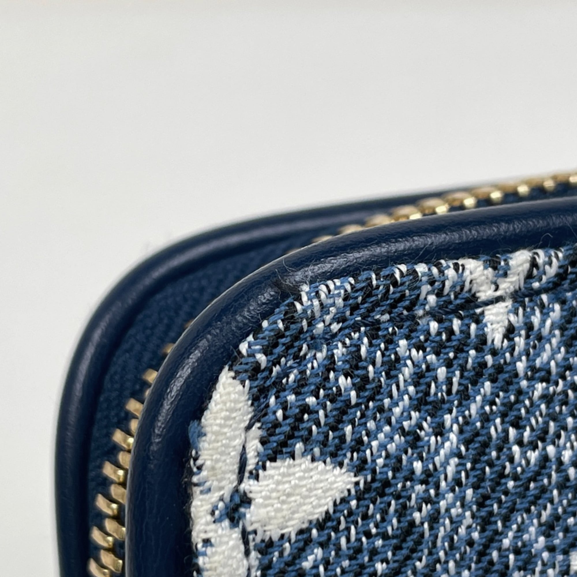 Louis Vuitton Blue Monogram Monogram Denim Long Wallet (Bi-Fold) (Pre-Owned)