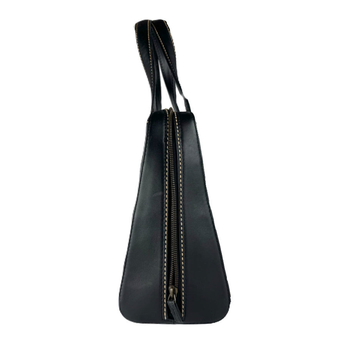 Chanel Black Leather Handbag (Pre-Owned)