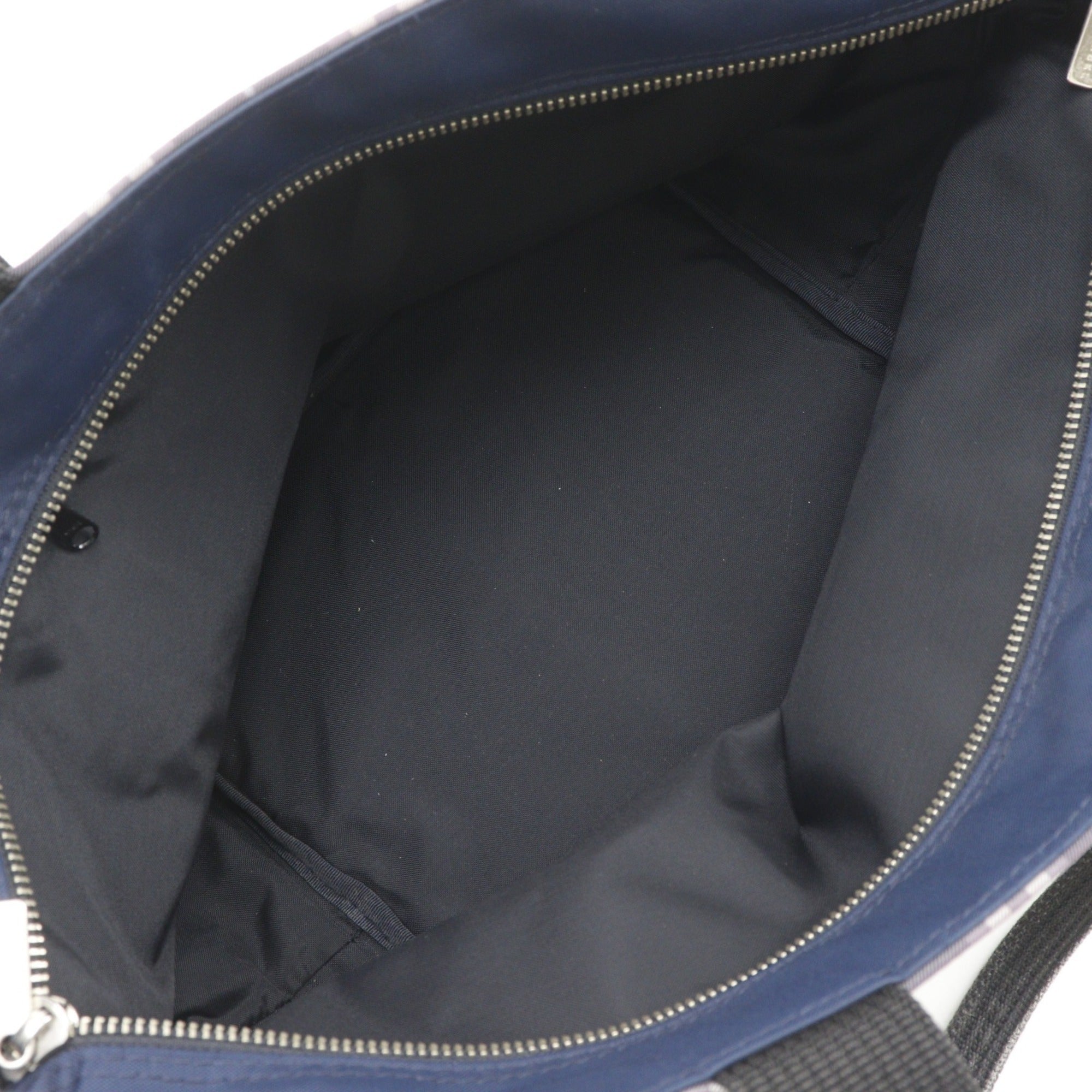 Burberry Blue Label Blue Navy Nylon Tote Bag (Pre-Owned)