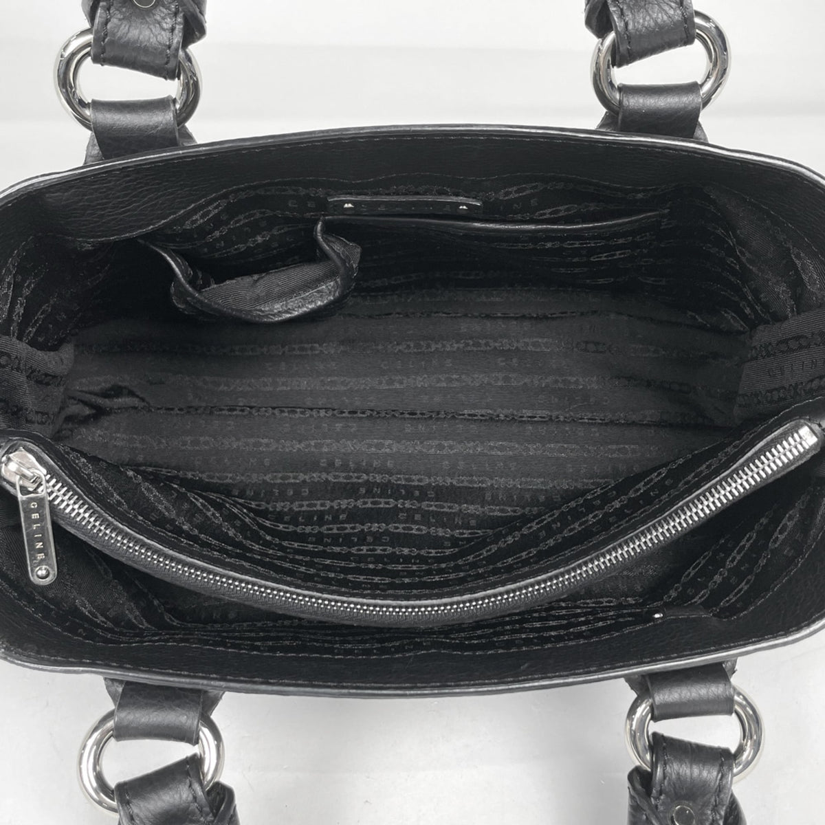 Celine Black Leather Handbag (Pre-Owned)